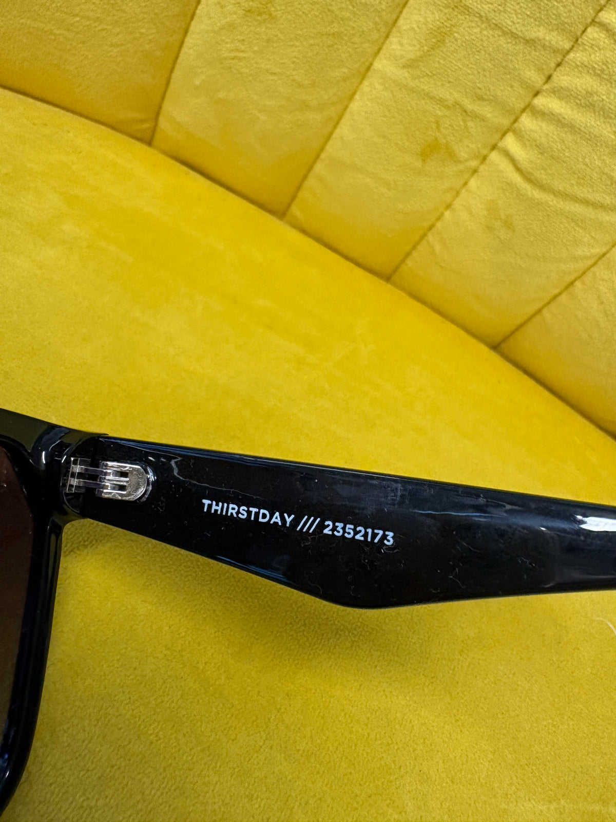 Le Specs Black Thirstday Sunglasses
