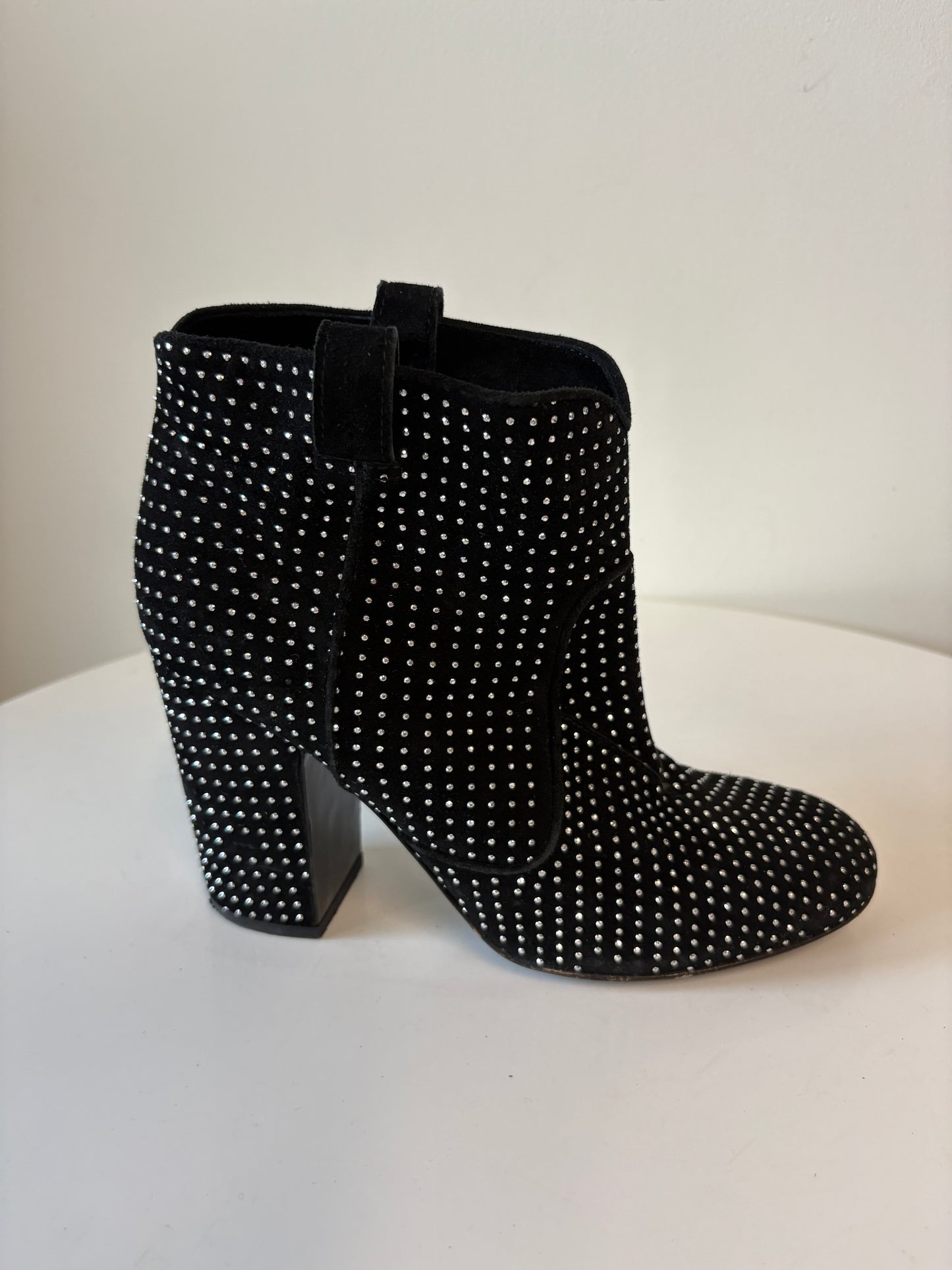 Laurence Dacade Silver Studded Ankle Boots