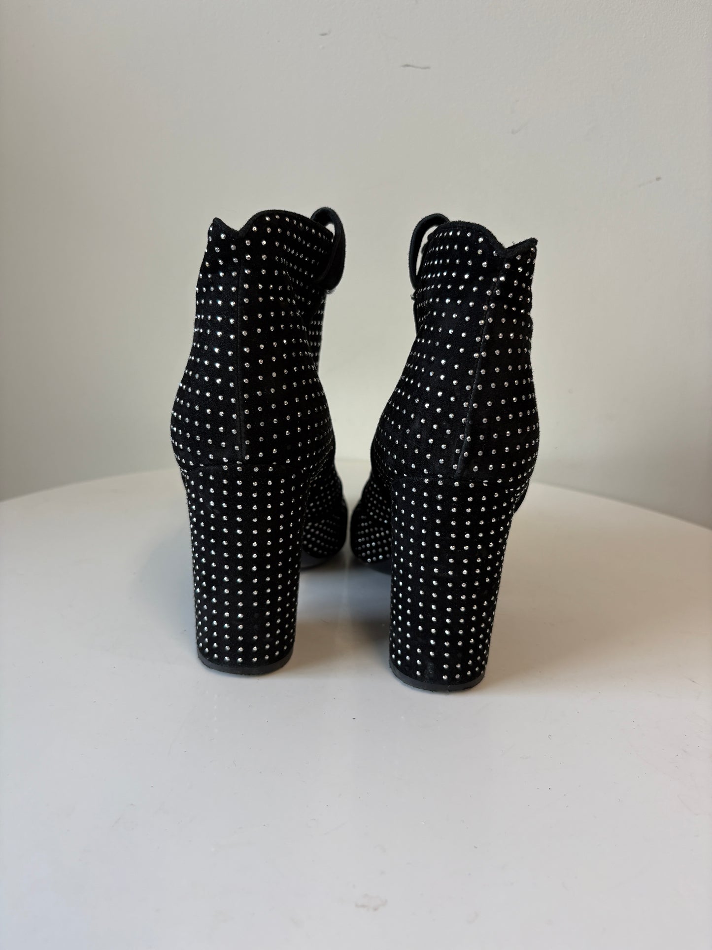 Laurence Dacade Silver Studded Ankle Boots