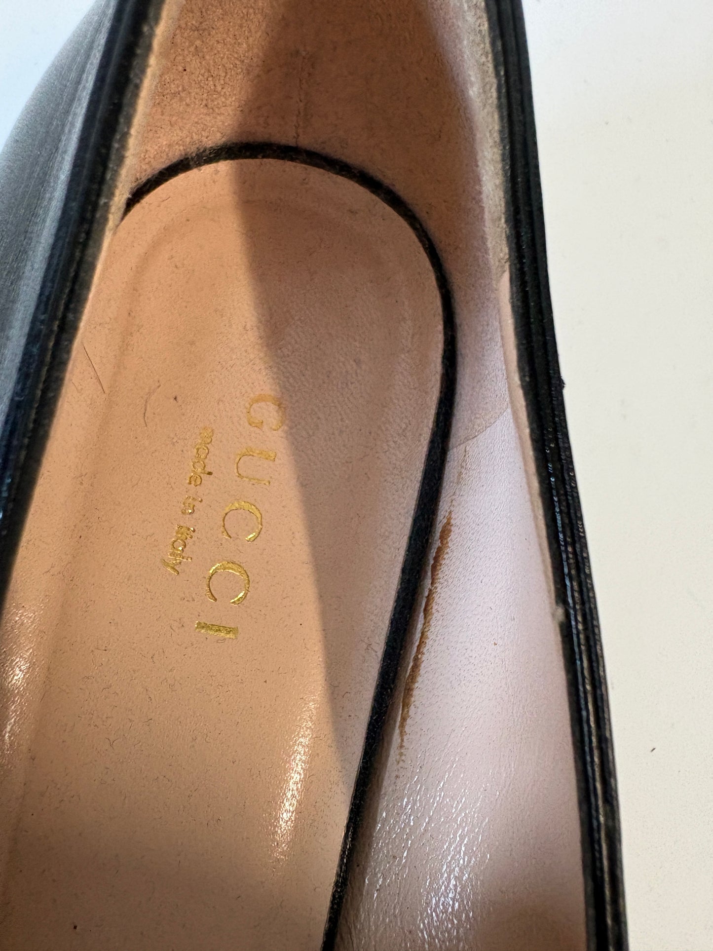 Gucci Black Marmont Double G Loafers