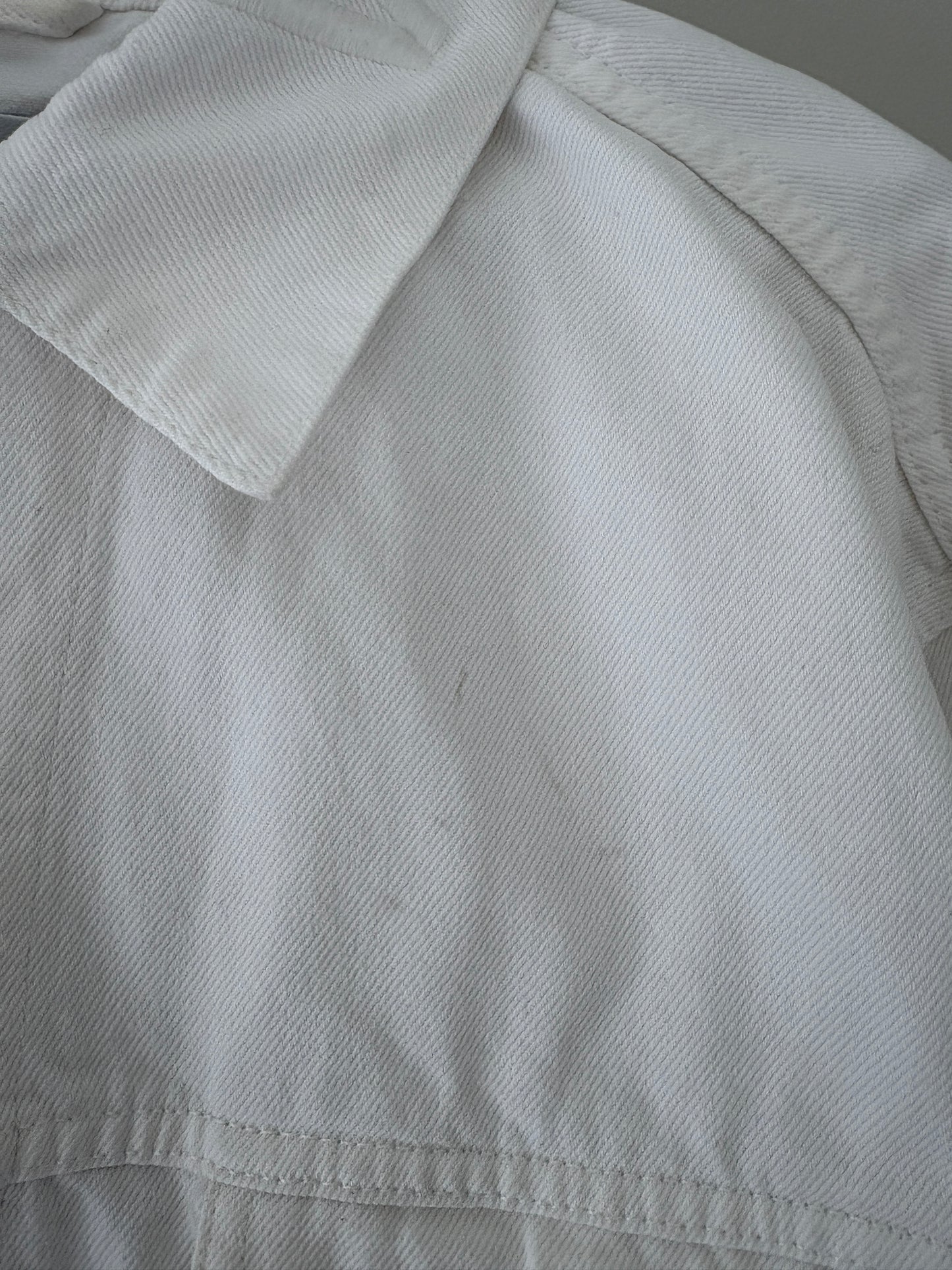 Balenciaga White Denim Jacket