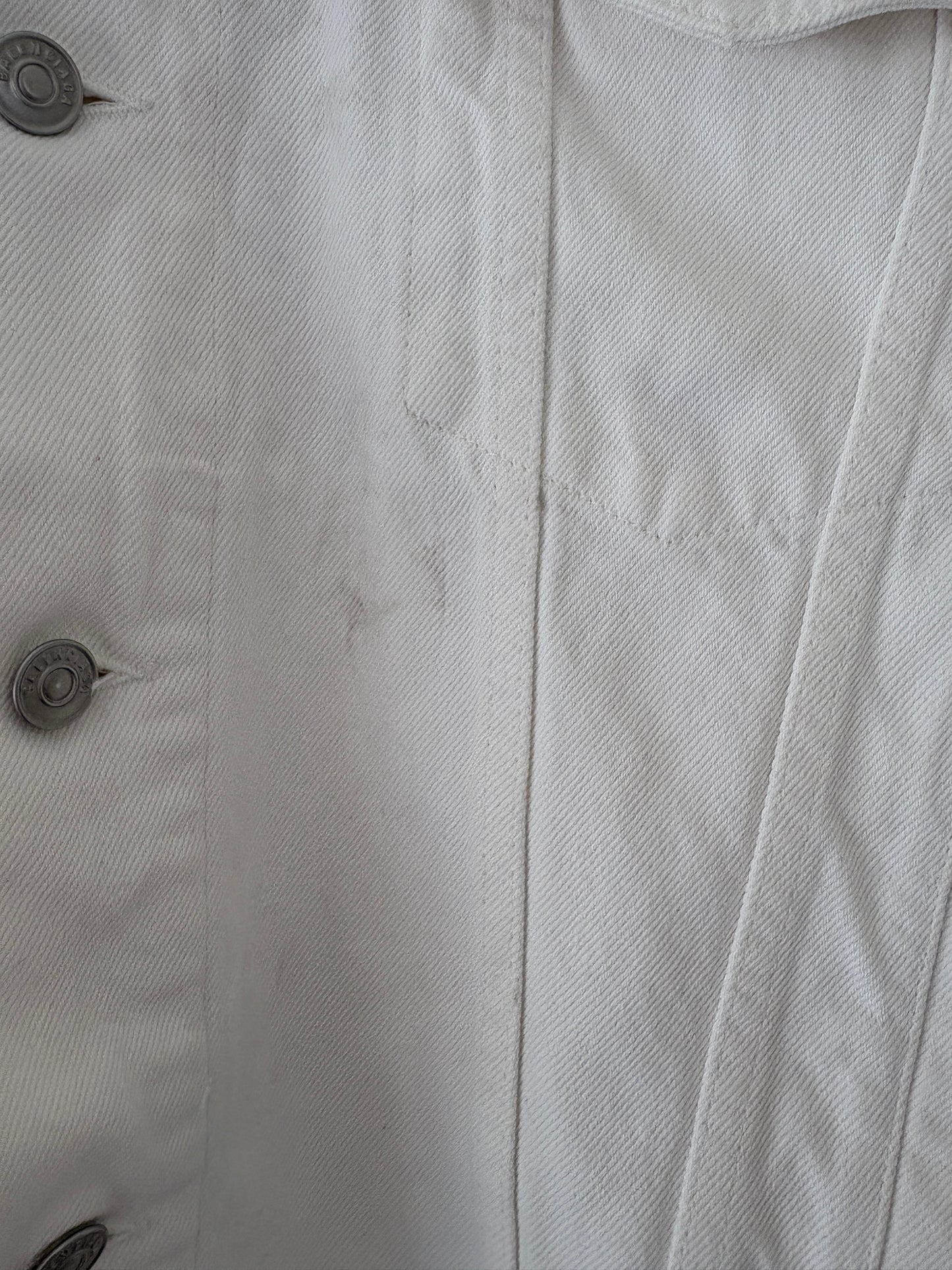 Balenciaga White Denim Jacket