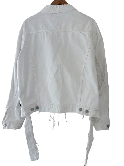 Balenciaga White Denim Jacket