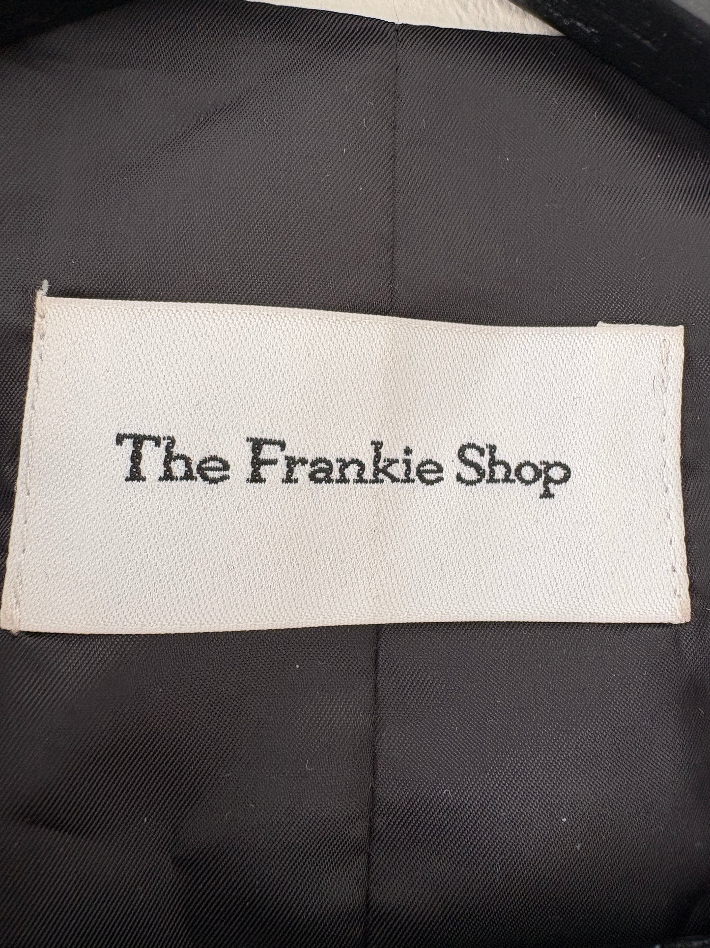 The Frankie Shop Grey Wool Blend Waistcoast