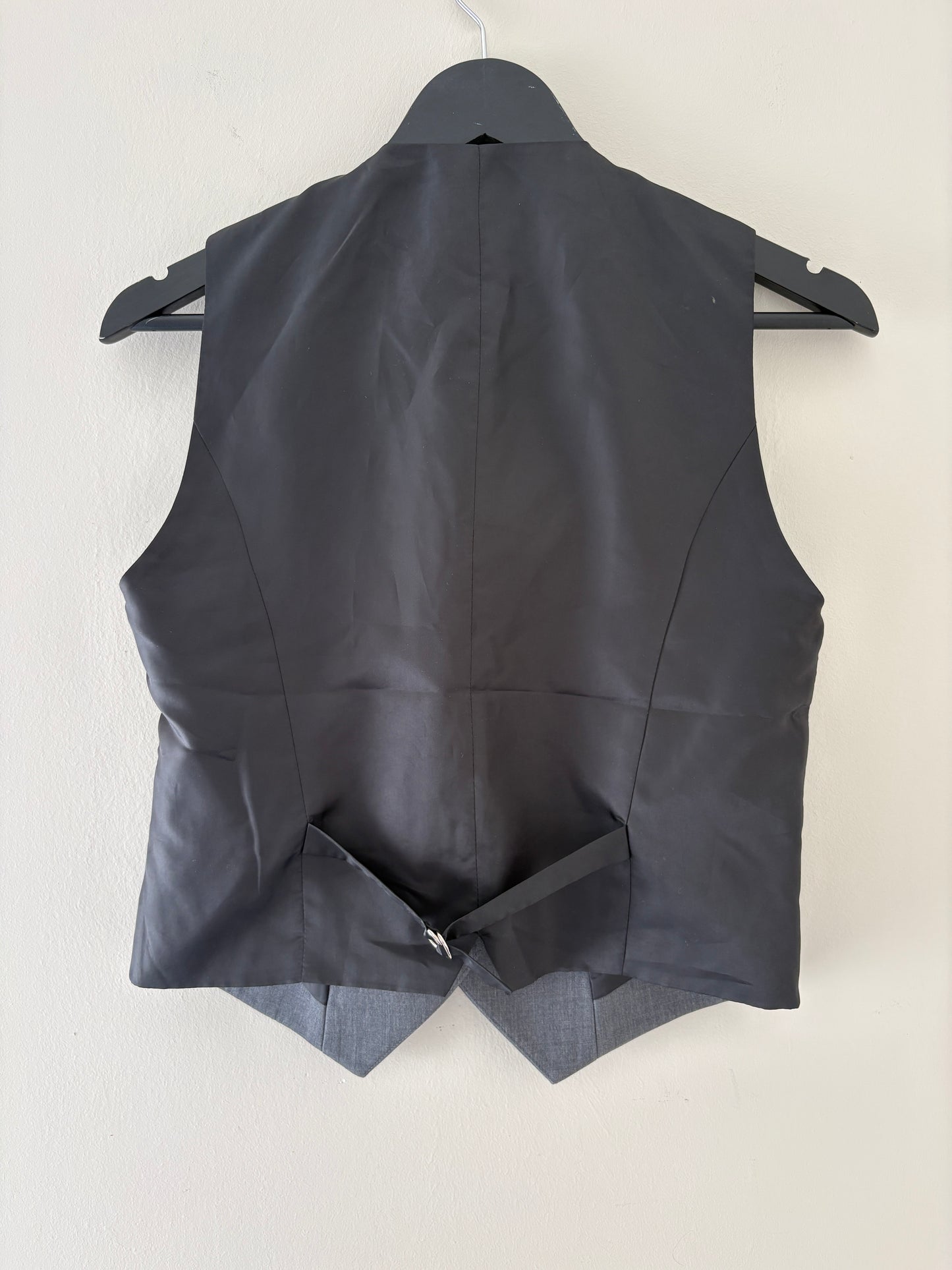 The Frankie Shop Grey Wool Blend Waistcoast