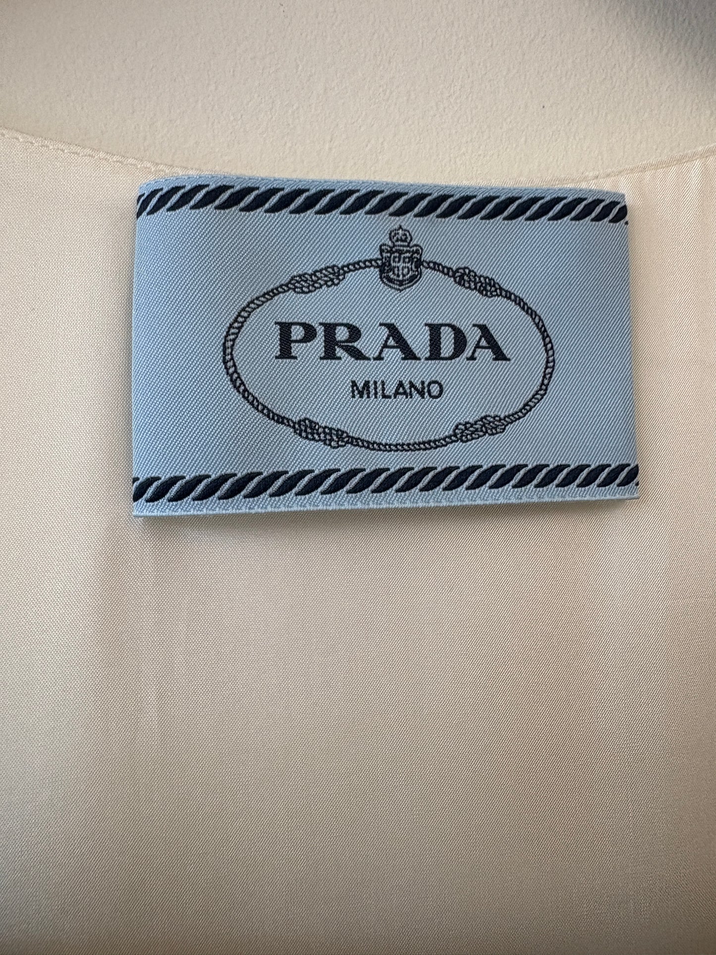 Prada Pink And White Tie Dye Knee Length dress