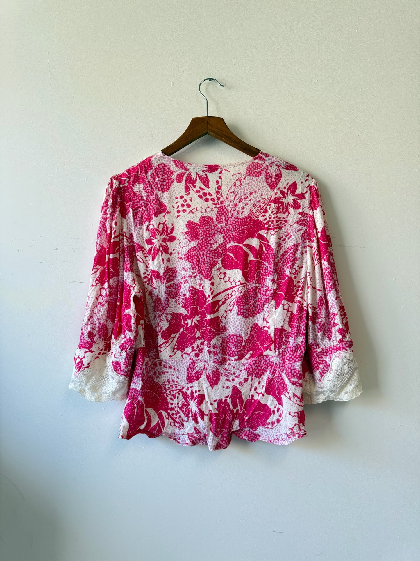 Rixo Pink Blouse With Lace