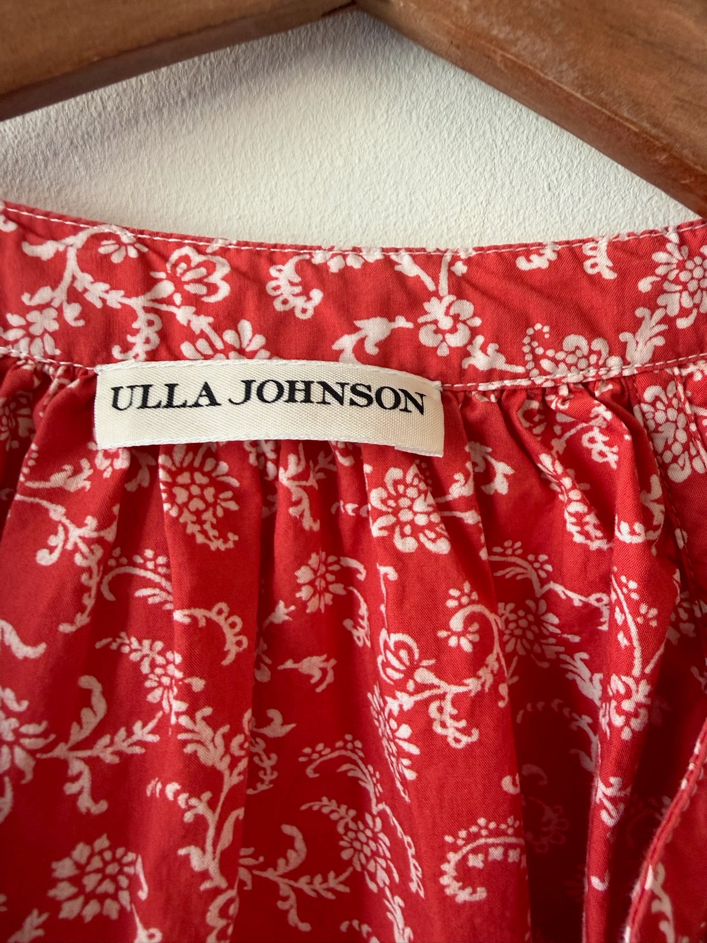Ulla Johnson Red Elm Cotton Blouse