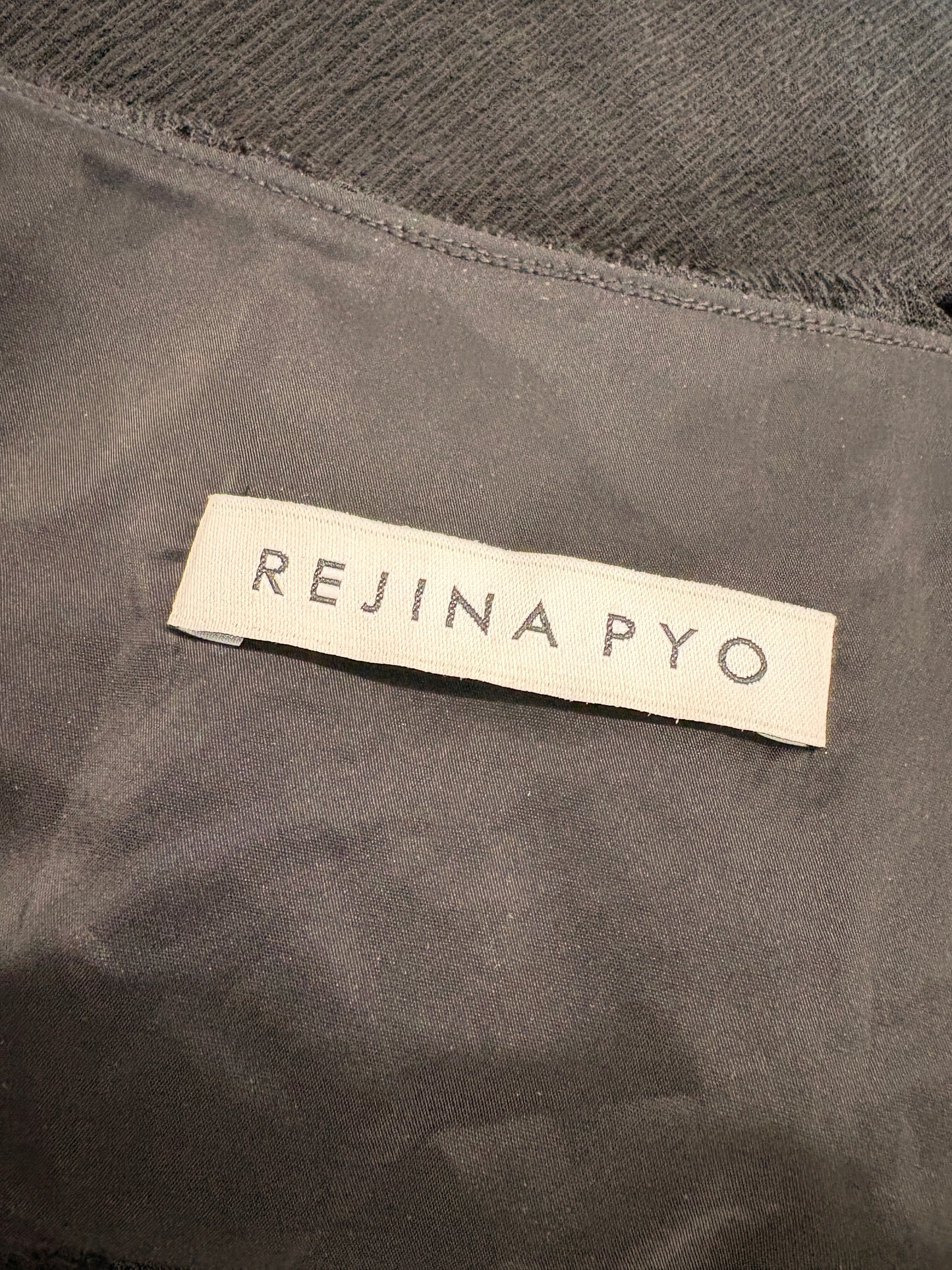 Rejina Pyo Black Tiered Midi Dress