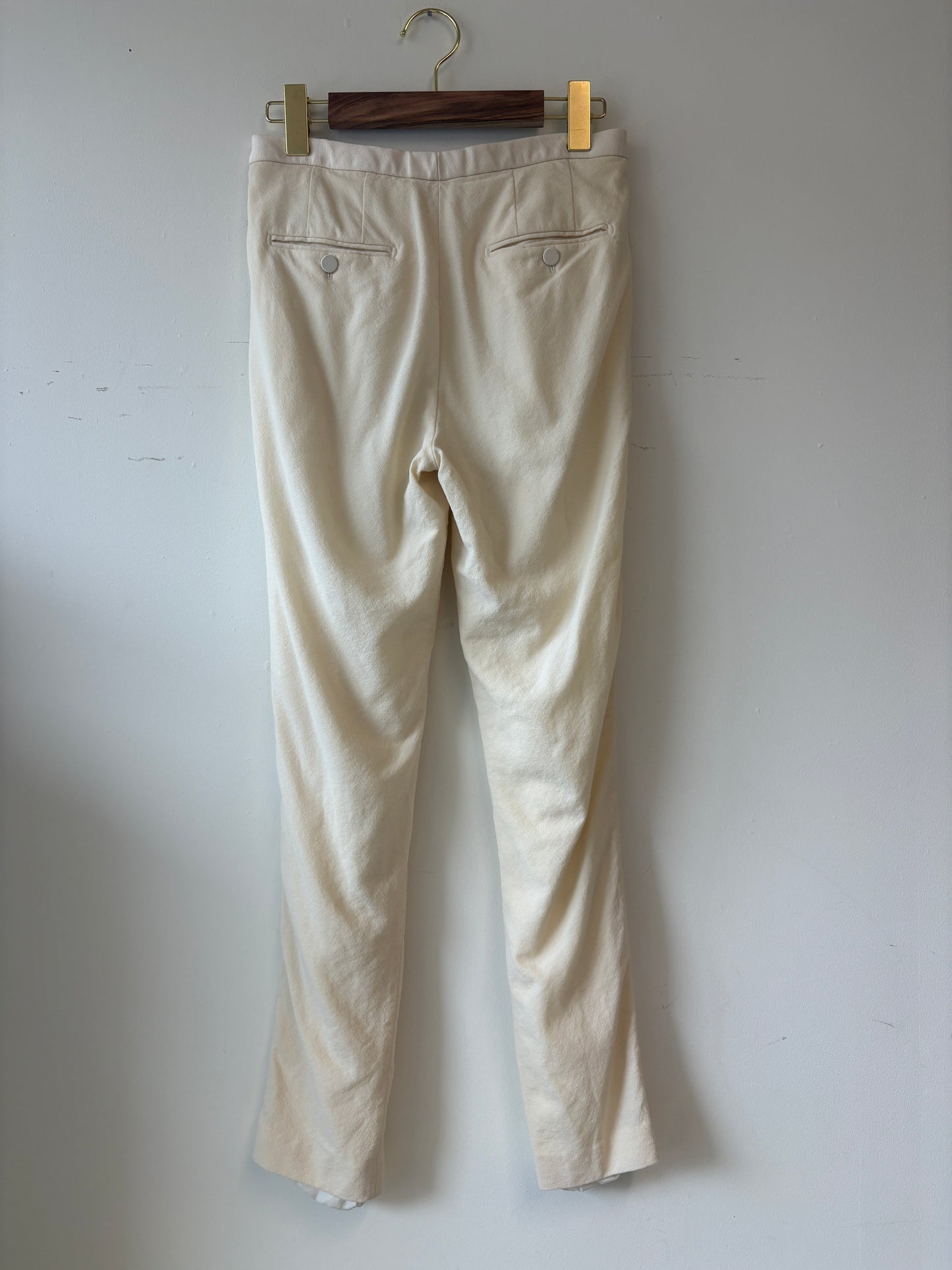 Tom Ford Cream Slim Fit Tailored Trousers