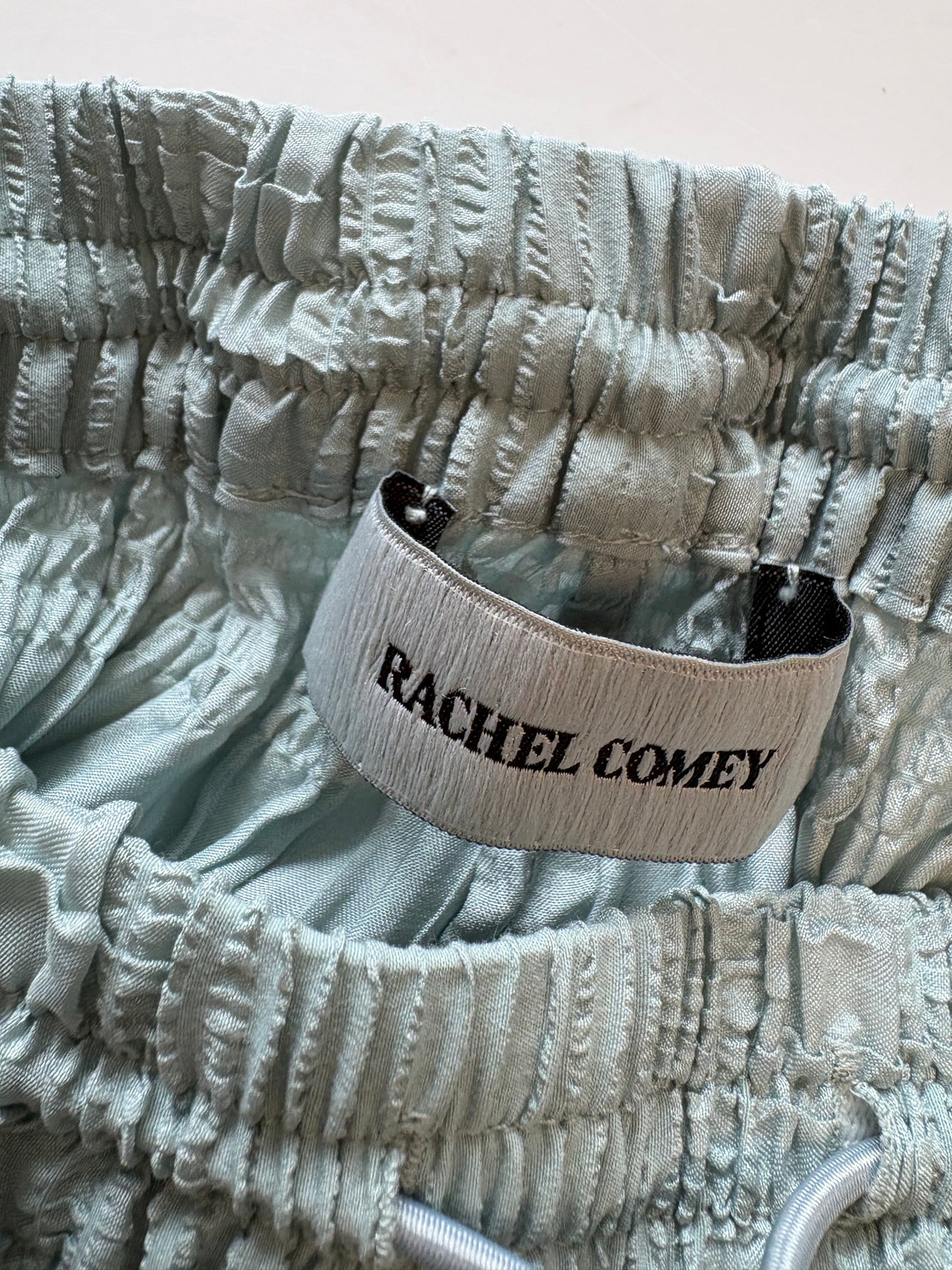 Rachel Comey Fezco Silk Light Blue Trousers
