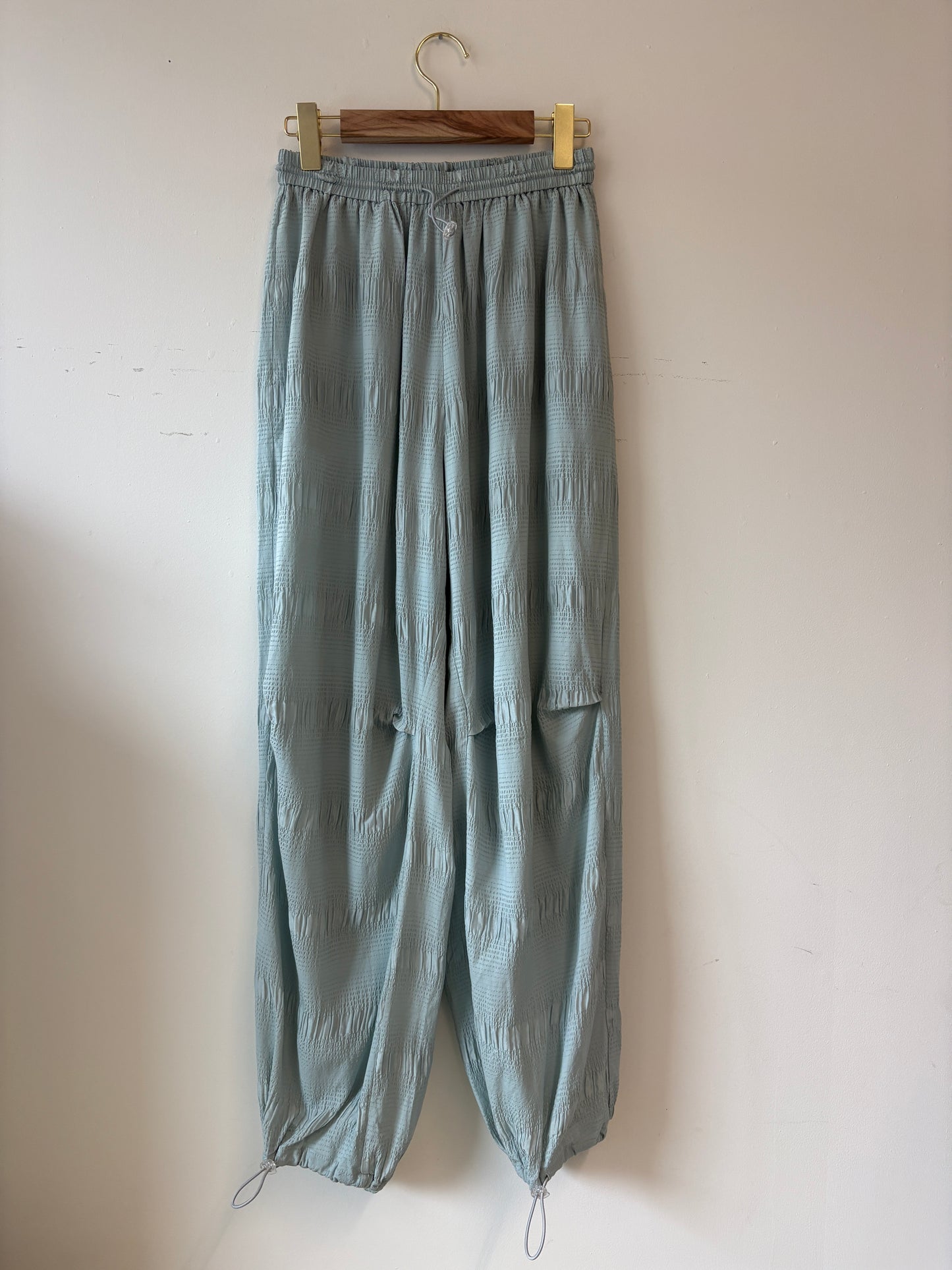 Rachel Comey Fezco Silk Light Blue Trousers