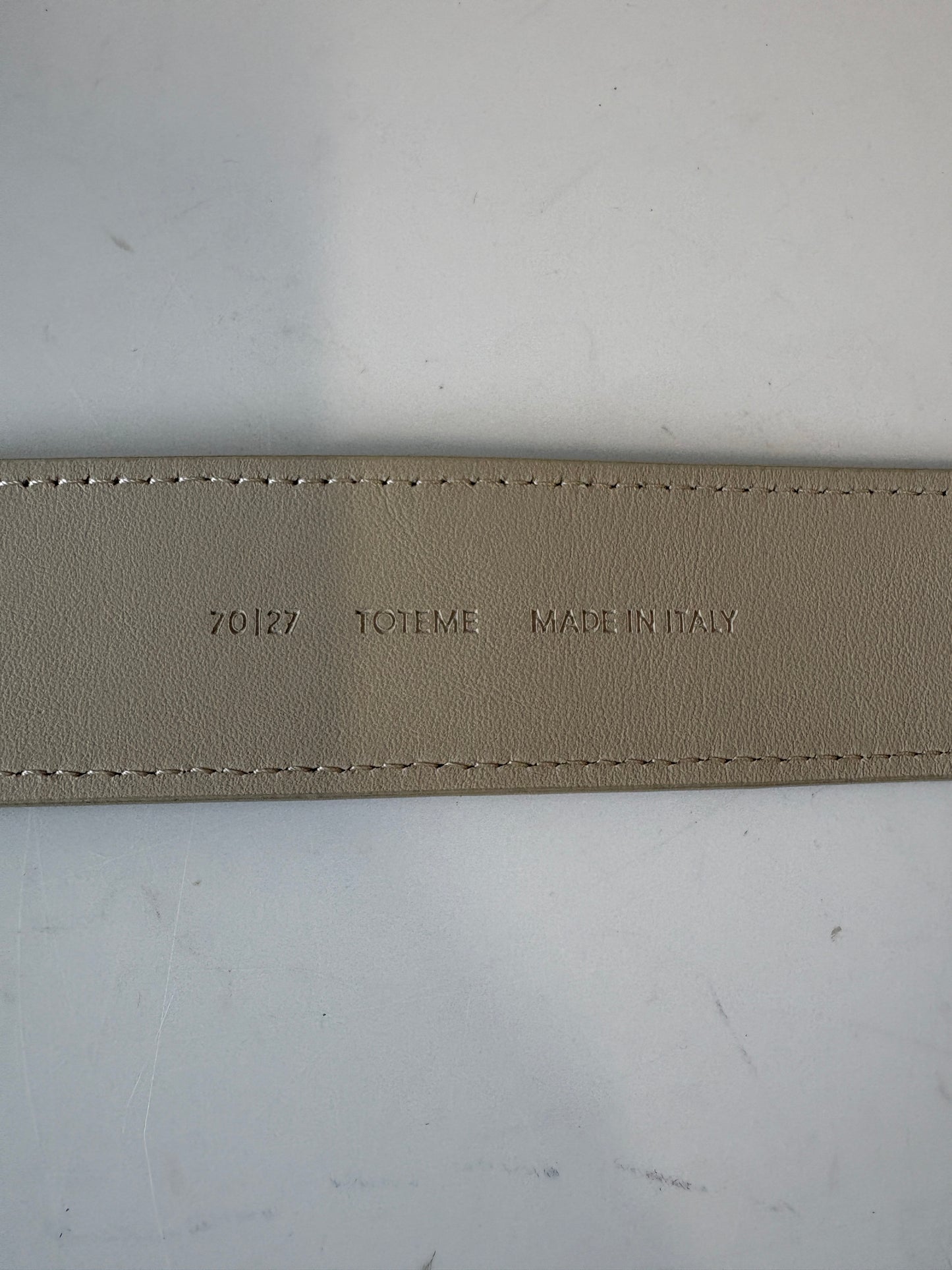 Toteme Swirl Suede Belt