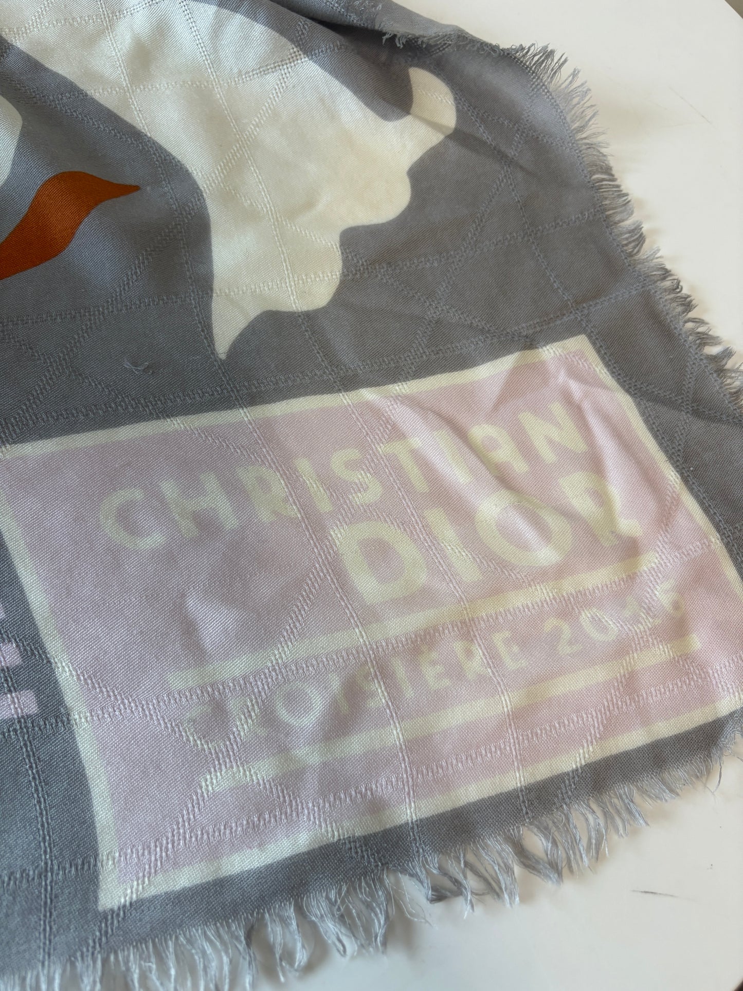 Christian Dior 2016 Abstract Scarf