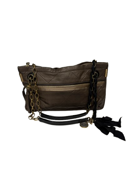 Lanvin Brown Amalia Quilted Bag (pre-owned)