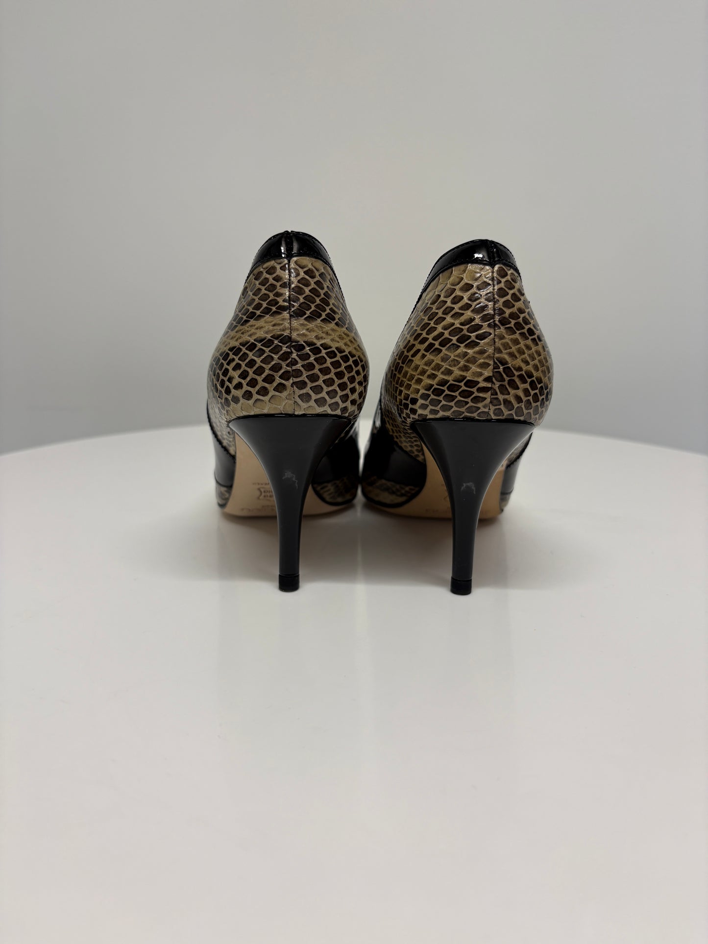 Jimmy Choo Lynne Snake Pumps (pre-owned)