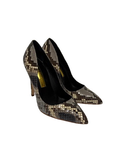 Rupert Sanderson Python Elba Heeled Pumps (pre-owned)