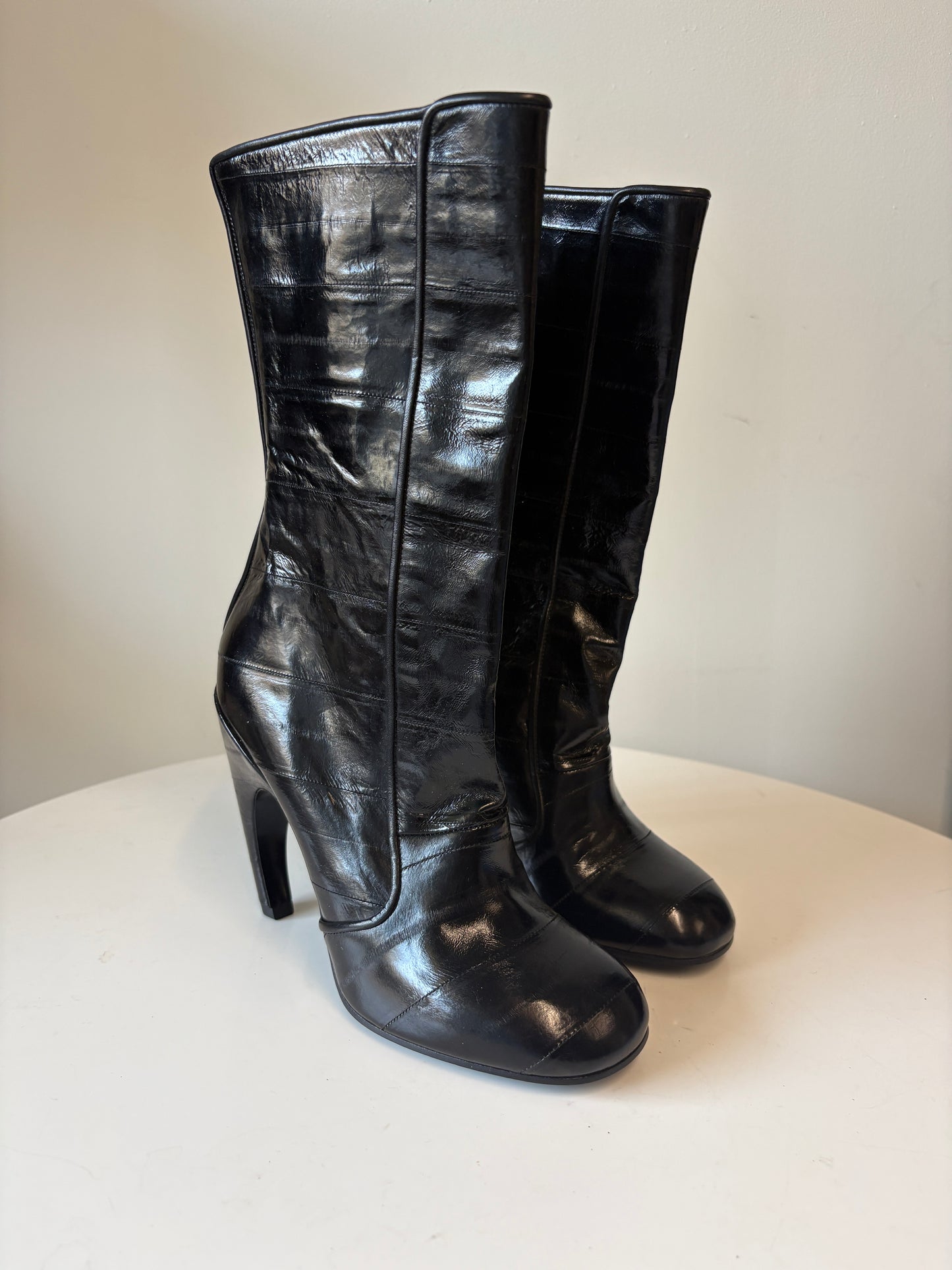 Givenchy Black Heeled Leather Boots