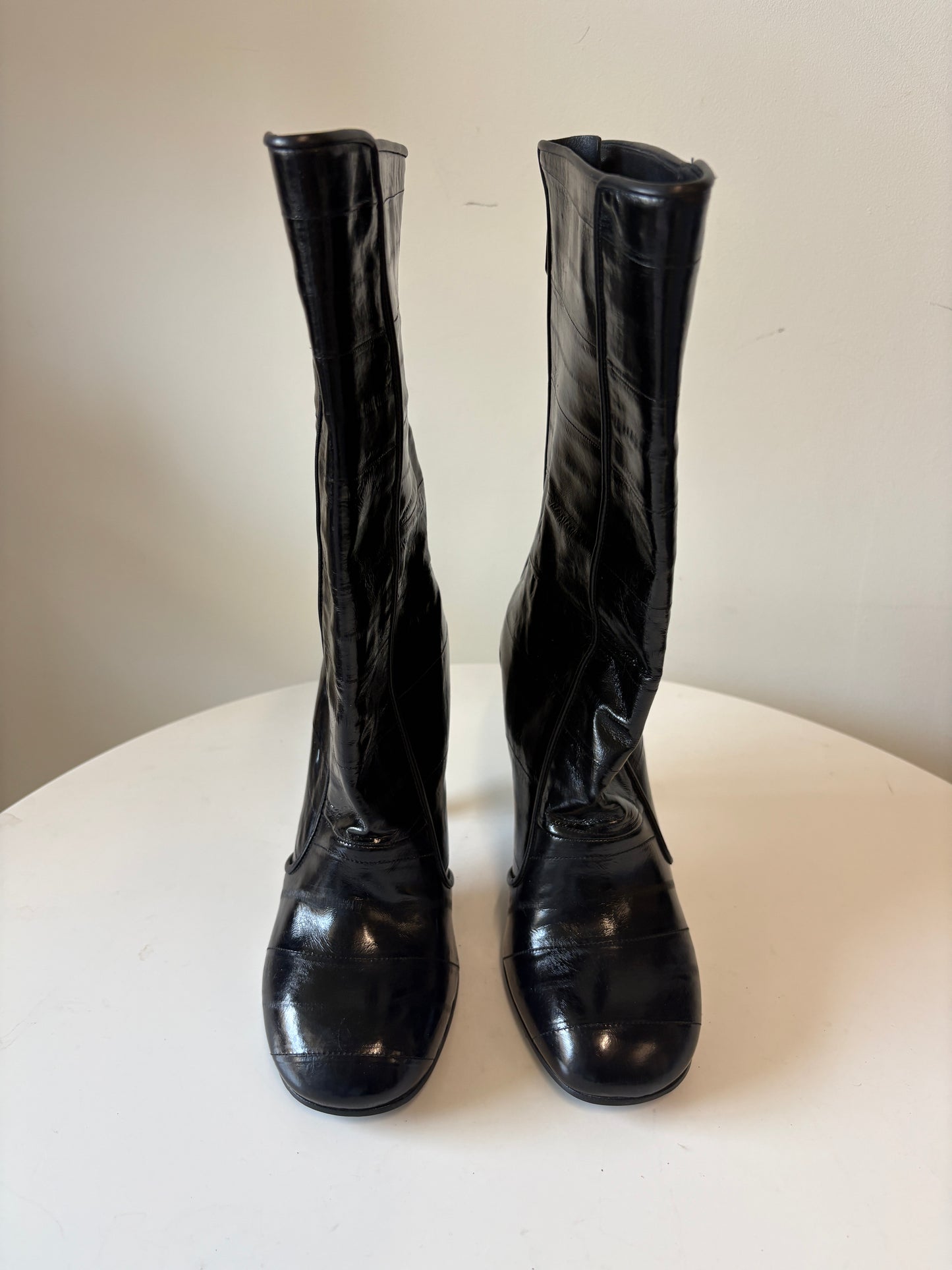 Givenchy Black Heeled Leather Boots