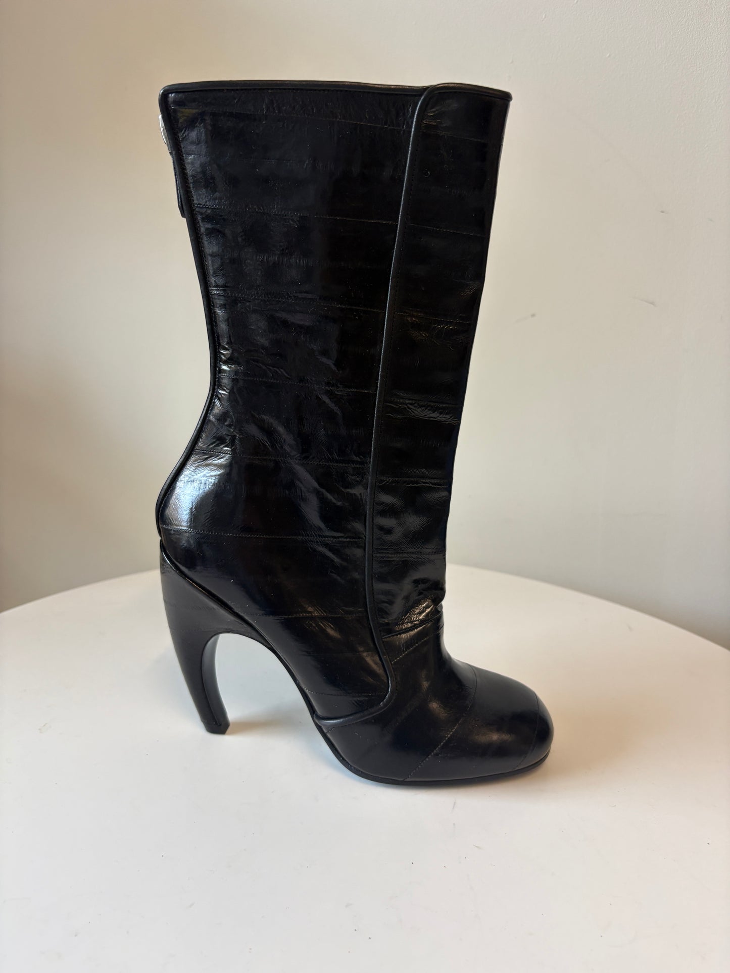 Givenchy Black Heeled Leather Boots
