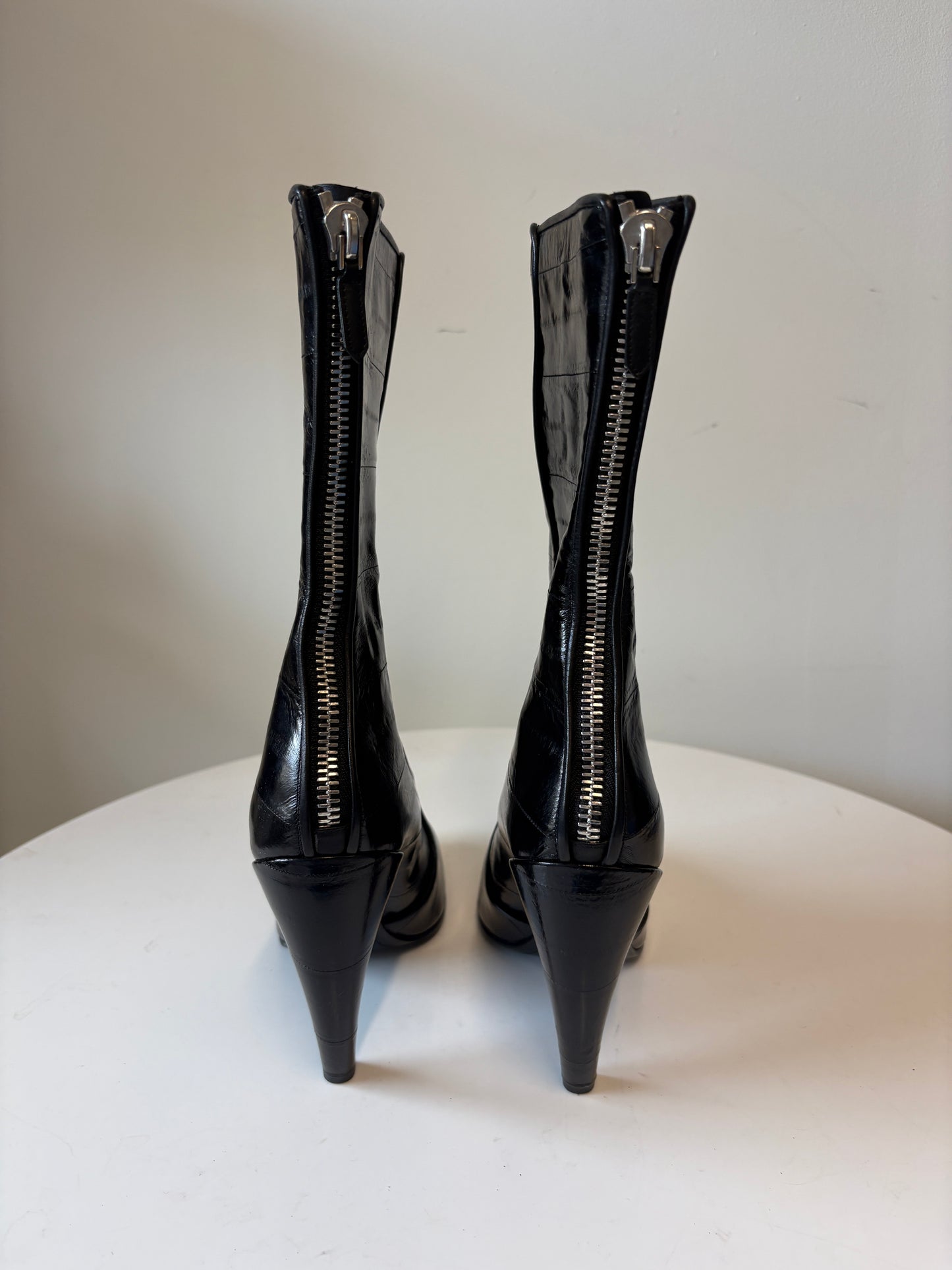 Givenchy Black Heeled Leather Boots