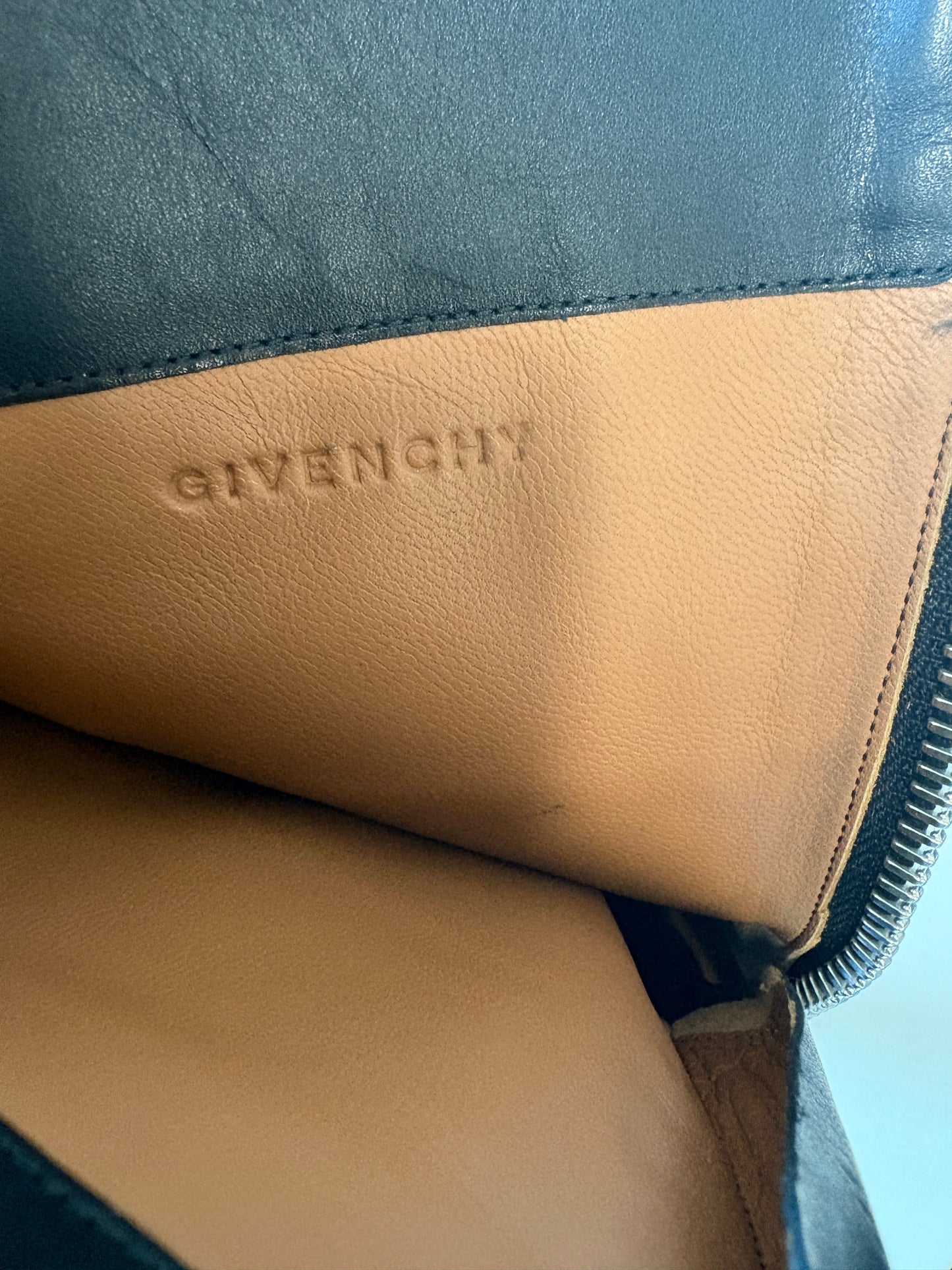 Givenchy Black Heeled Leather Boots