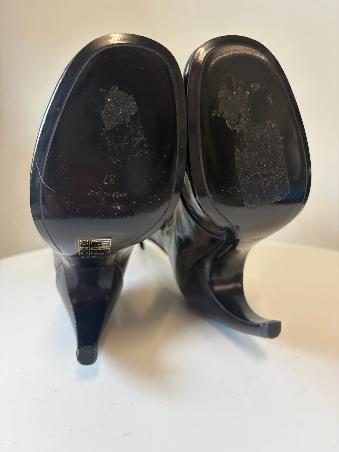 Givenchy Black Heeled Leather Boots