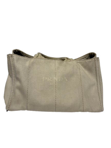 Prada Canapa MM Canvas Handbag (pre-owned)
