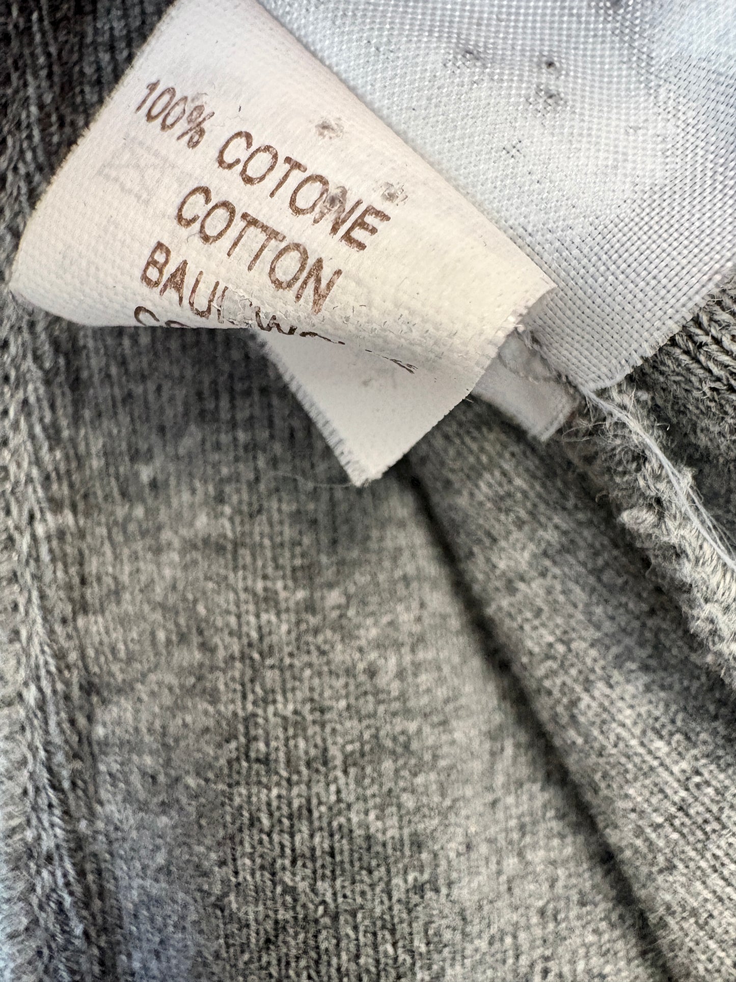 Brunello Cucinelli Grey Cotton Ruffle Blazer