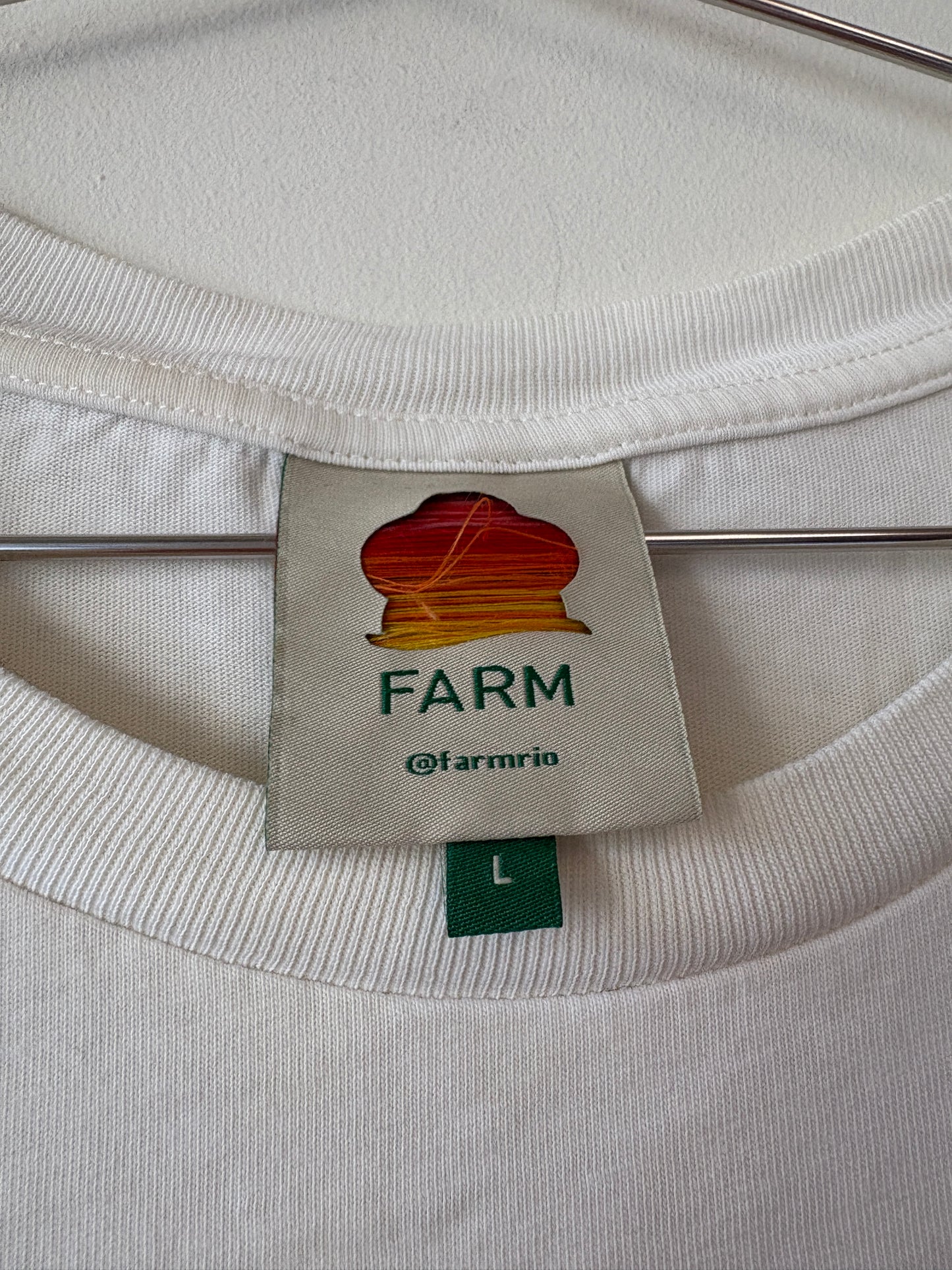 Farm Rio 'Welcome to the Tropics' White Graphic Tee