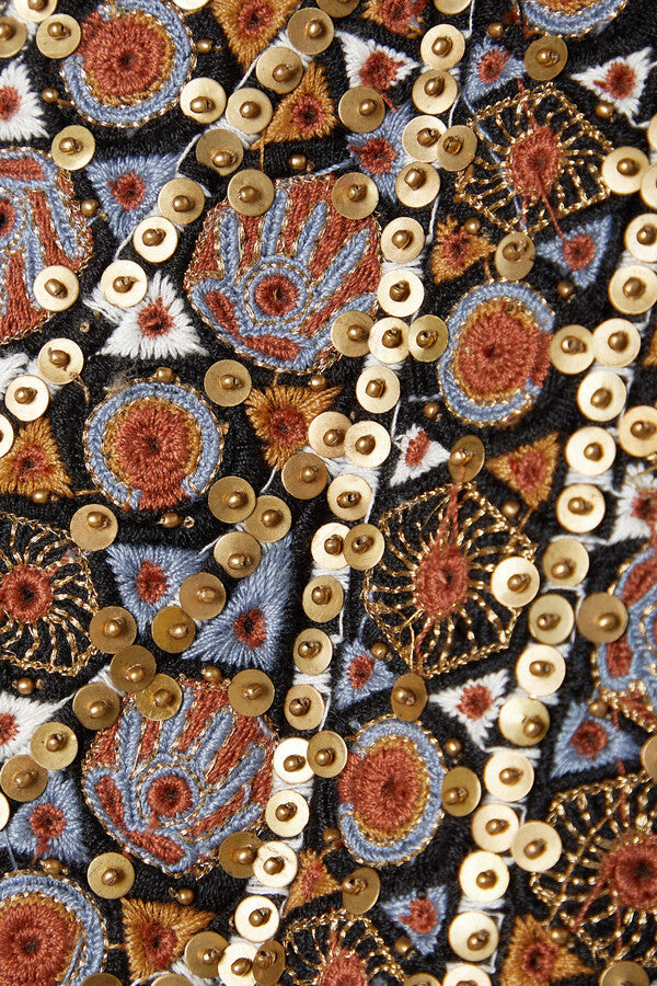 Ulla Johnson Priya Embellished Linen Dress