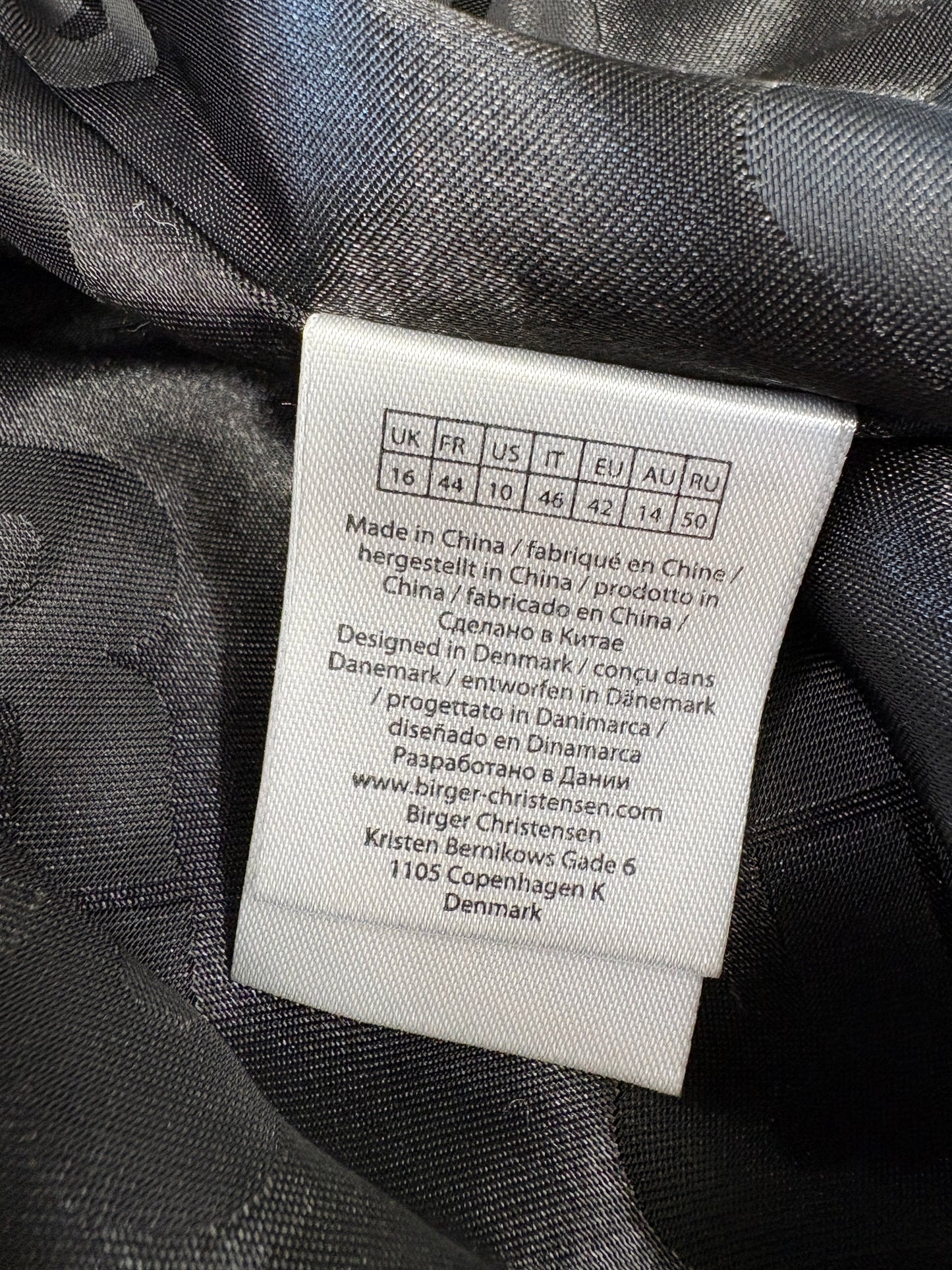 Rotate by Birger Christensen Sadie Sequin Houndstooth Tweed Skirt