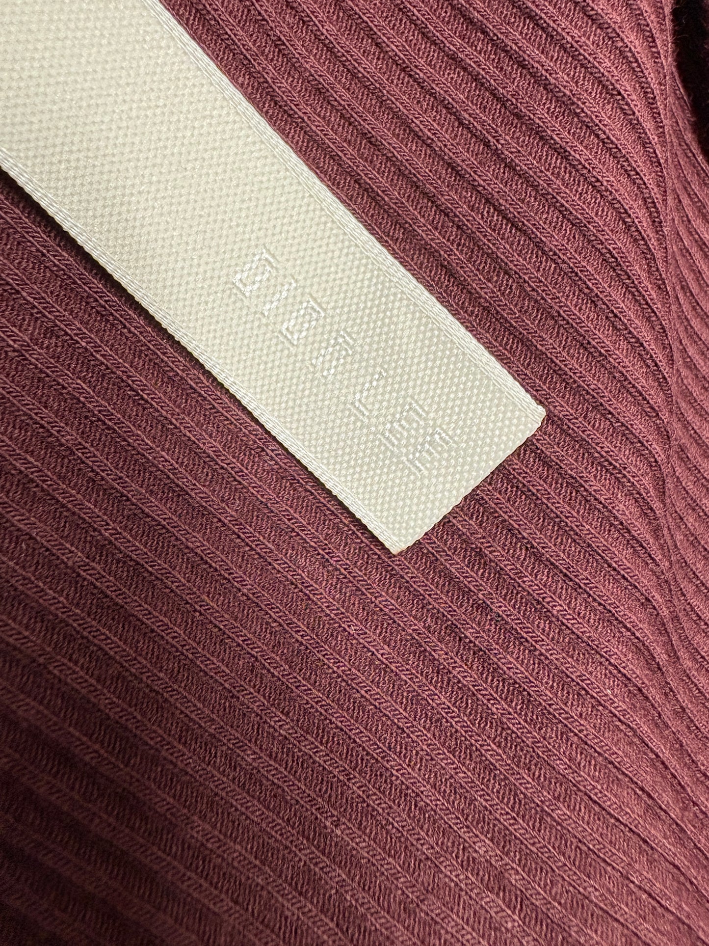 Dion Lee Oxblood Corset Tank Top