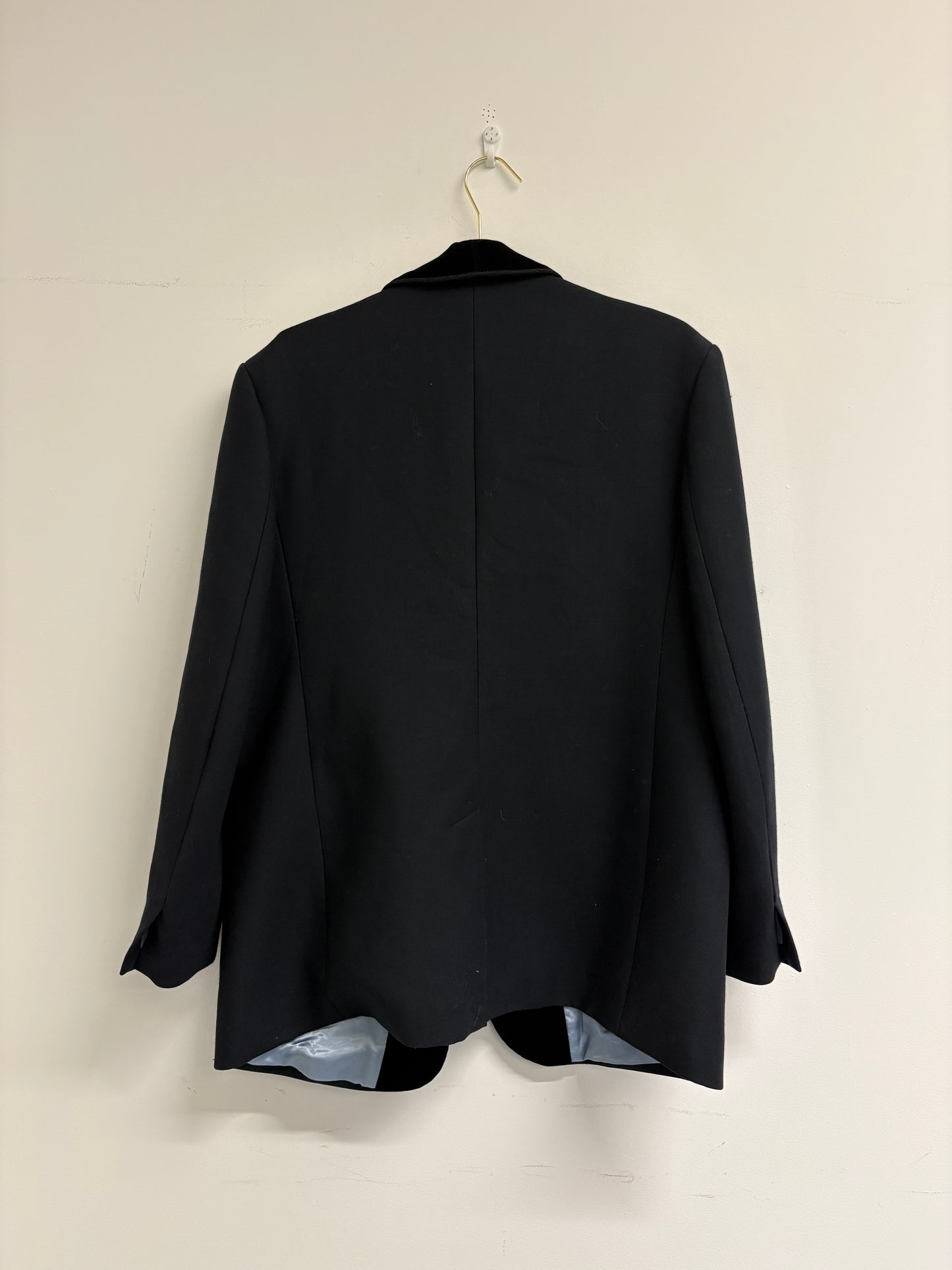 Sandro Gemma Black Smoking Blazer