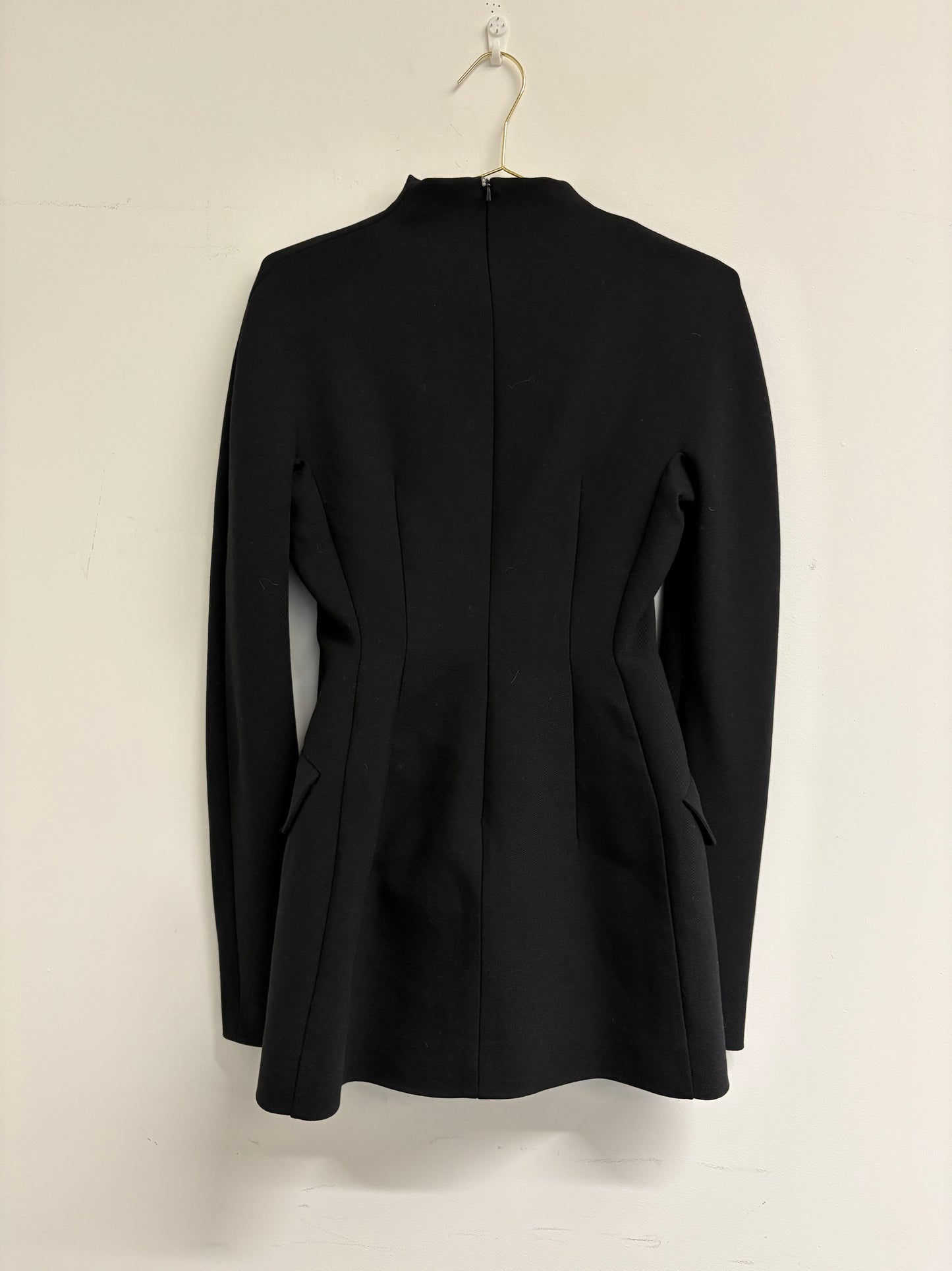 Sportmax Black Tefrite Twill Mini Dress