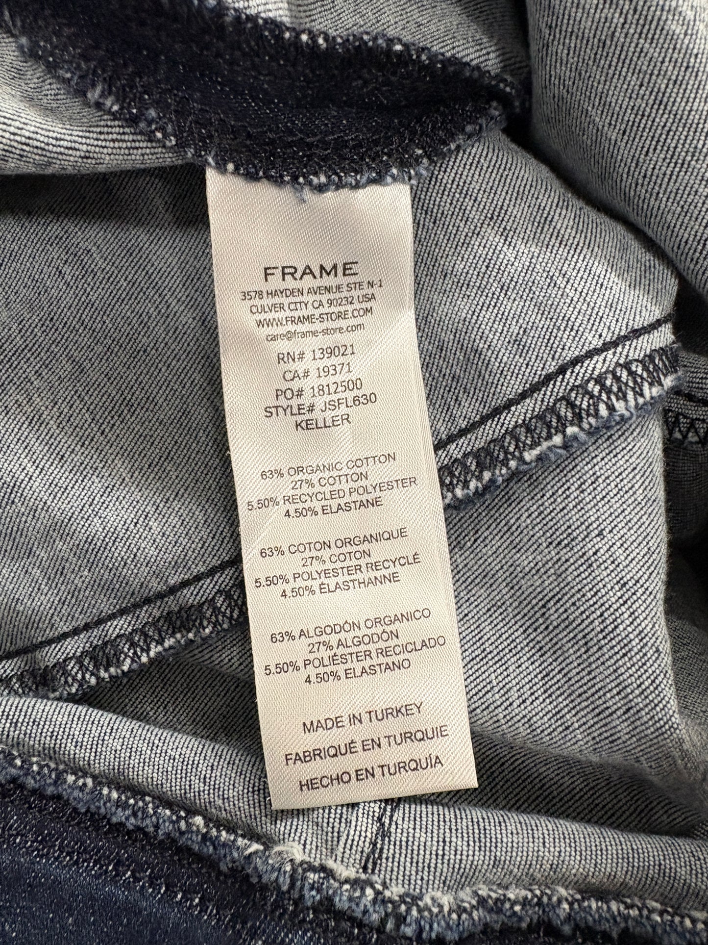 Frame The Jet Set Flare Keller Blue Jeans