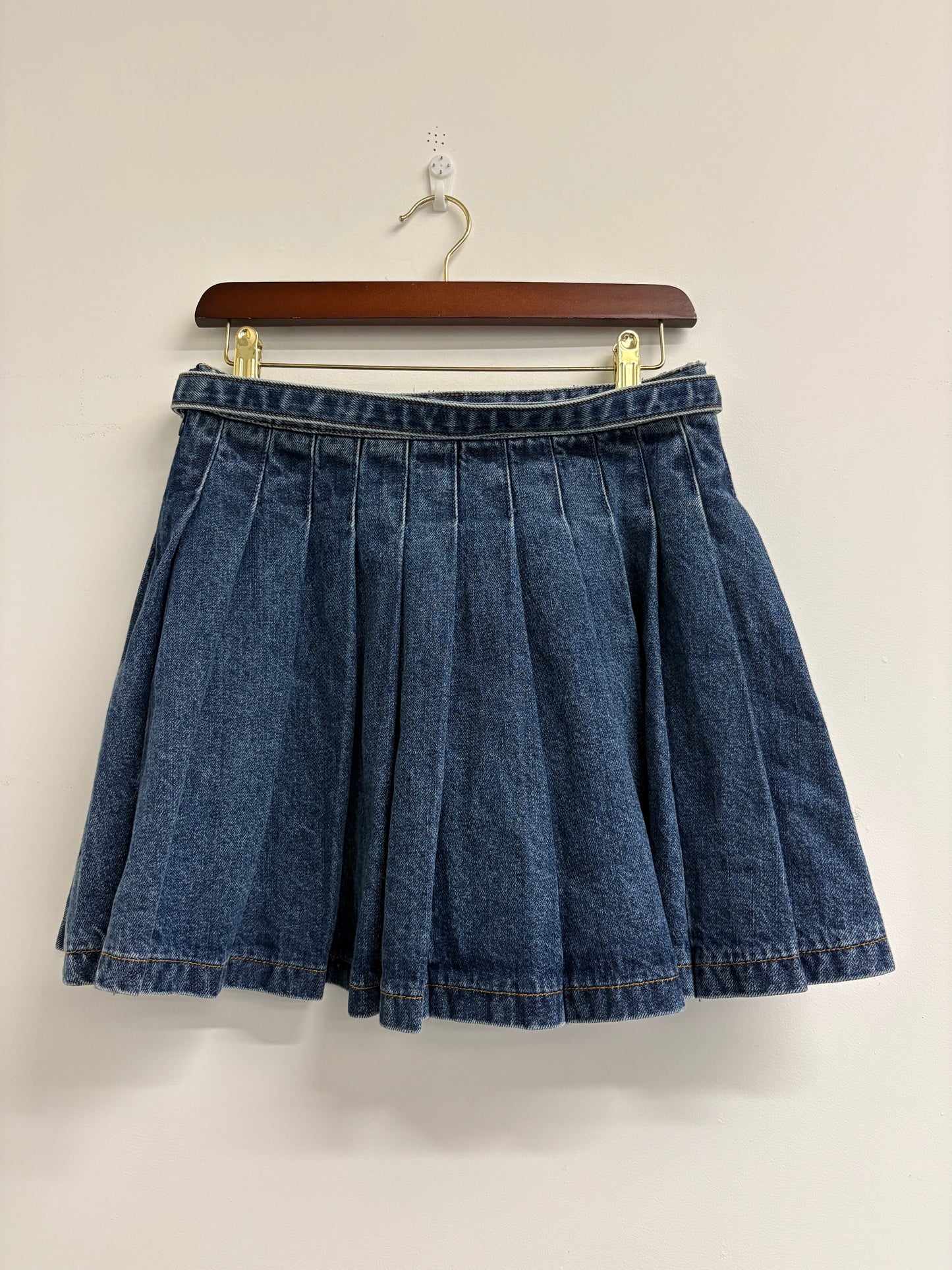 Self-Portrait Blue Denim Jacket And Mini Skirt