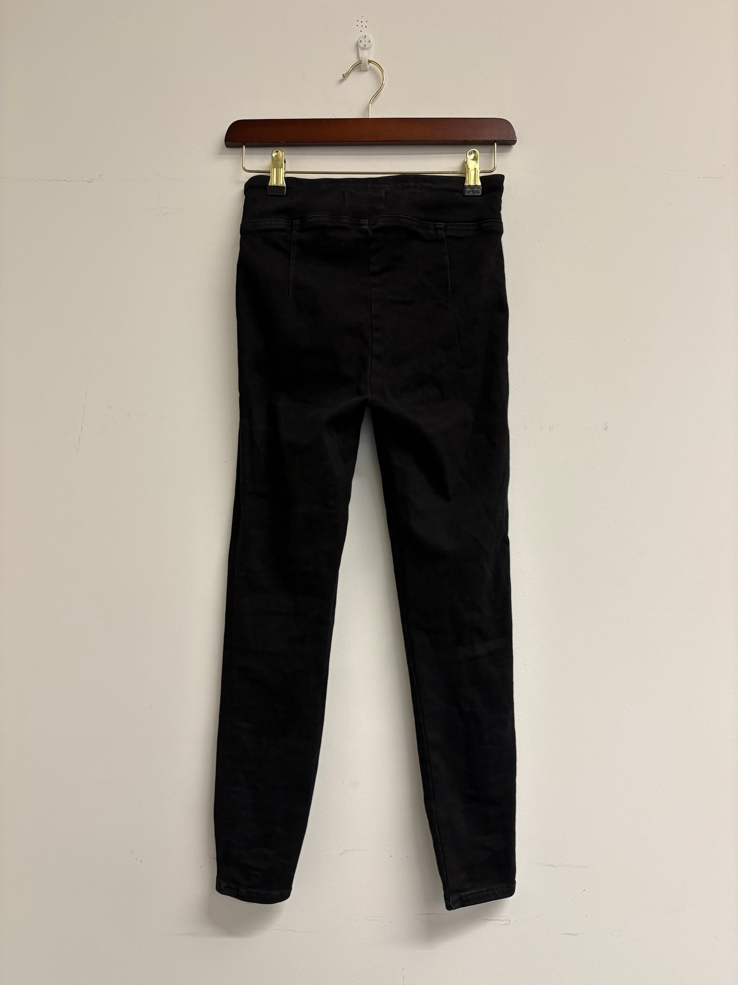 Frame The Jet Set Skinny Crop Black Jeans