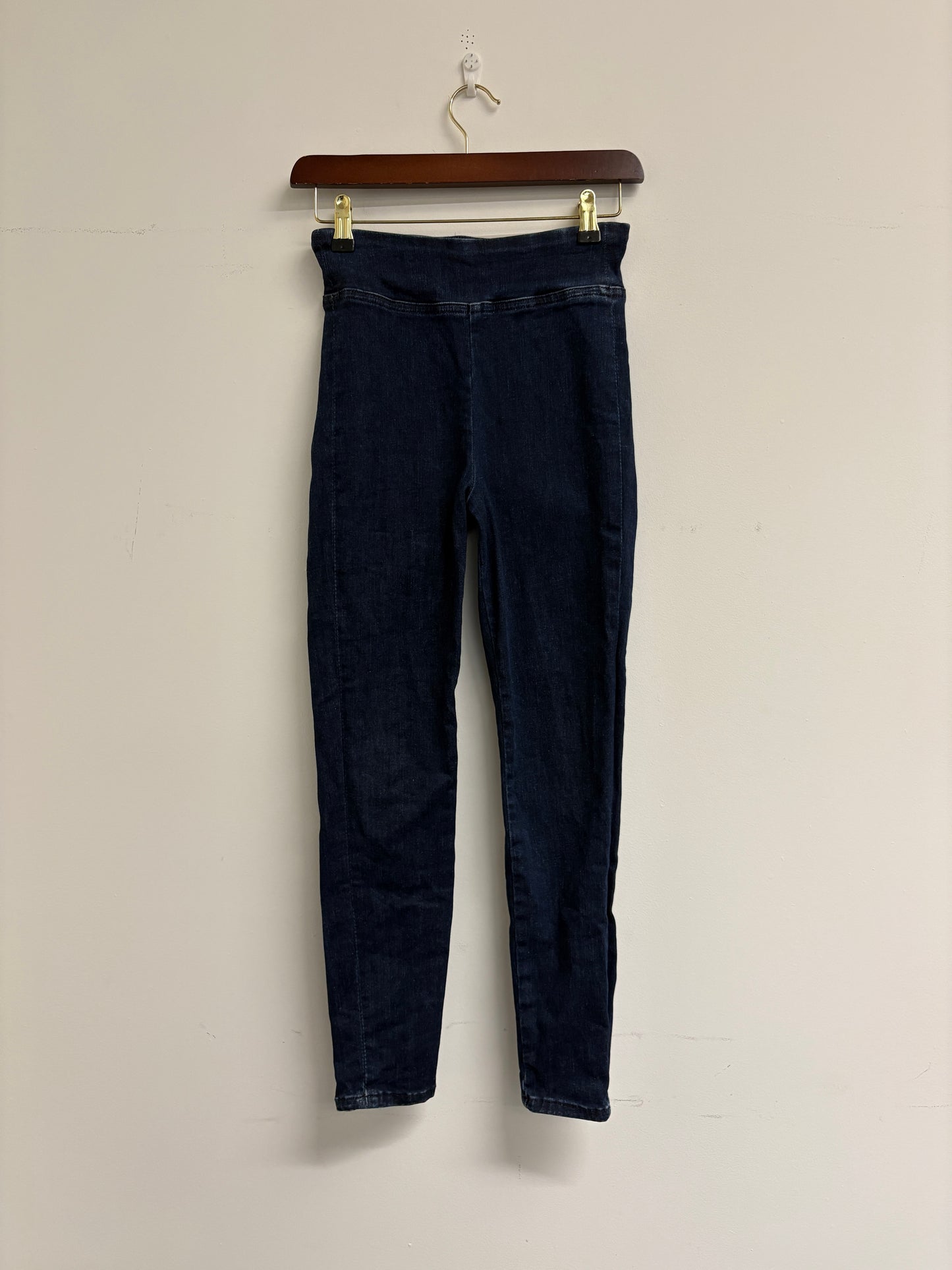Frame The Jet Set Skinny Crop Blue Jeans
