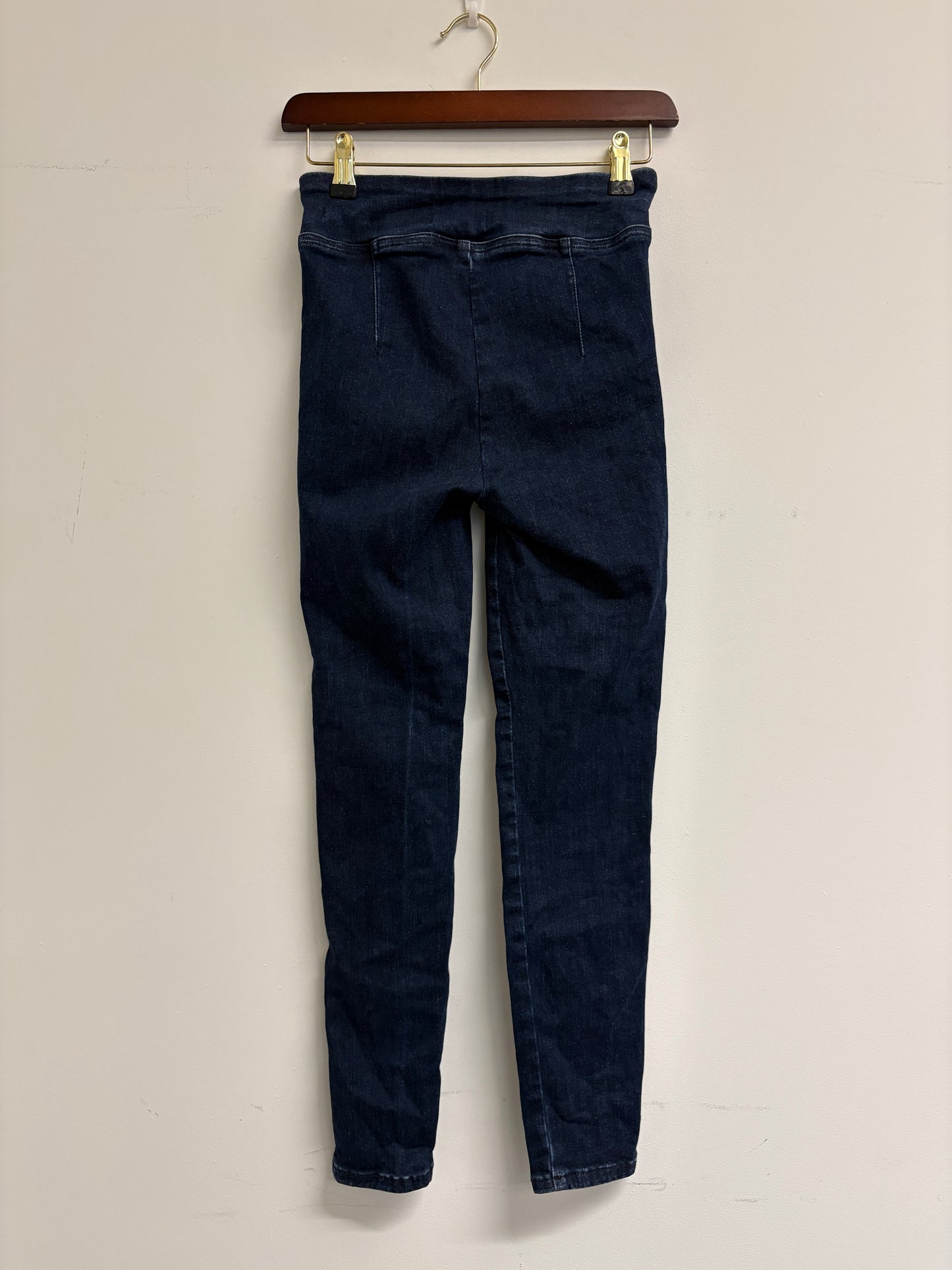 Frame The Jet Set Skinny Crop Blue Jeans