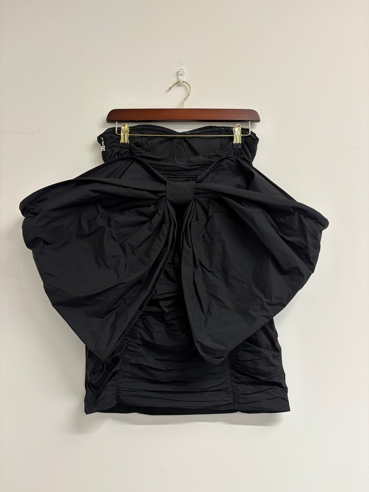 Rotate Catalina Black Bow Mini Dress