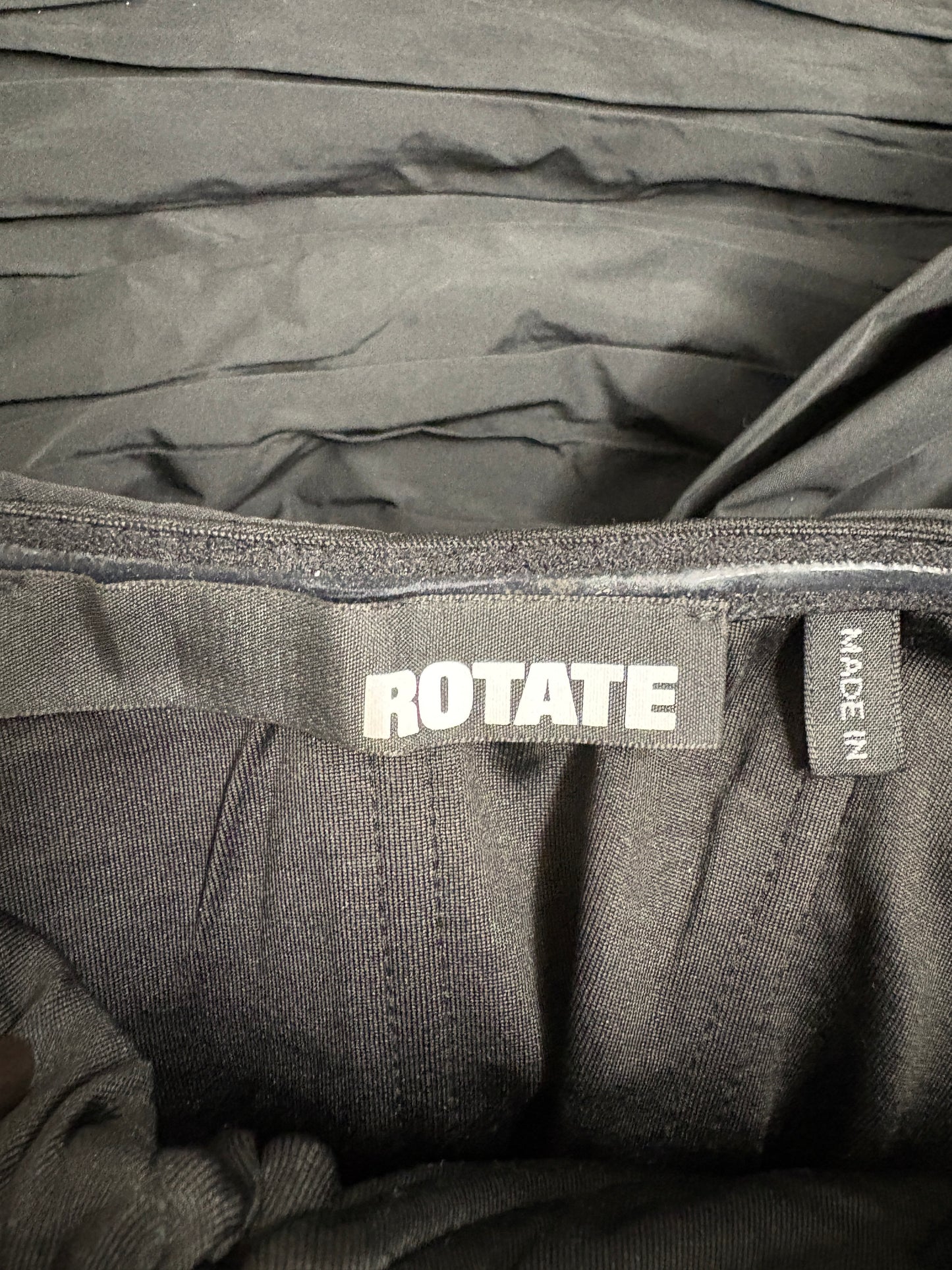 Rotate Catalina Black Bow Mini Dress