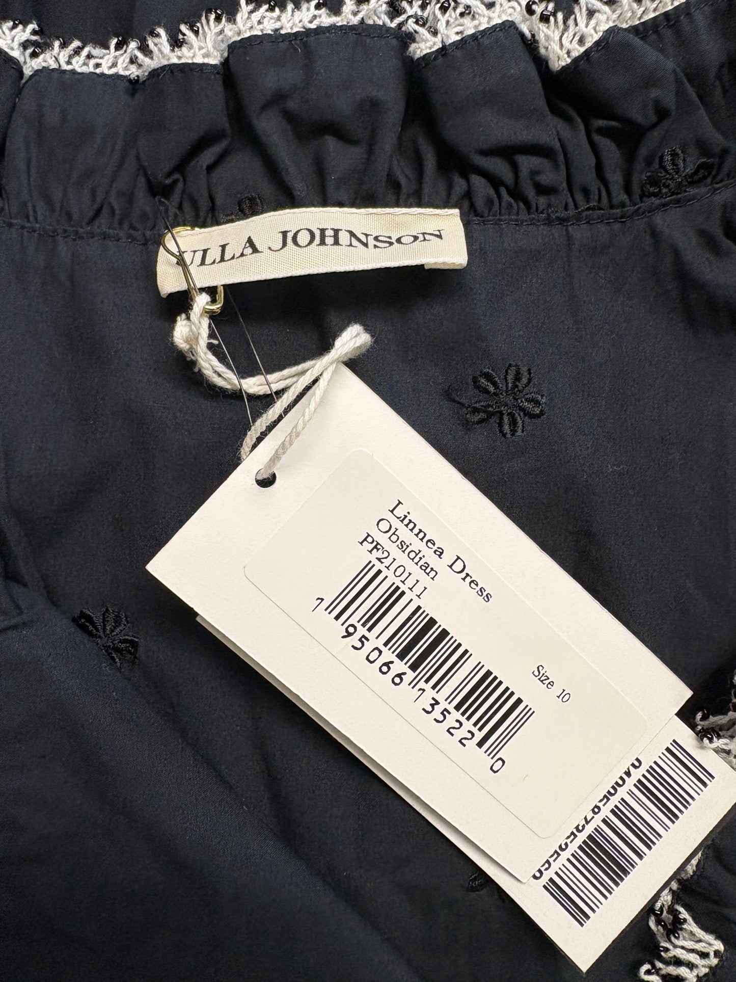 Ulla Johnson Linnea Black Mini Dress