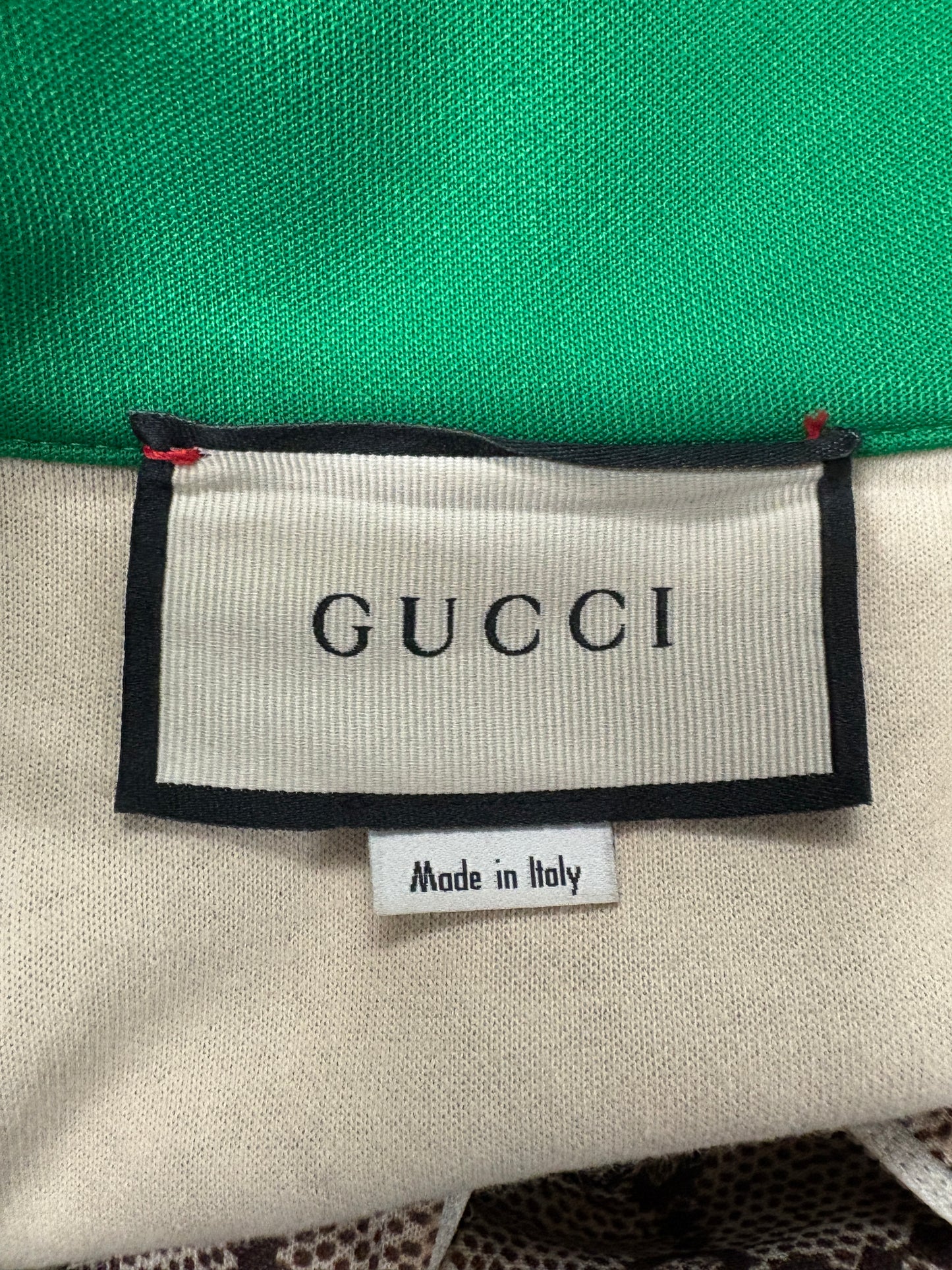 Gucci GG Print Sweatshirt Dress With Multicolour Chevron