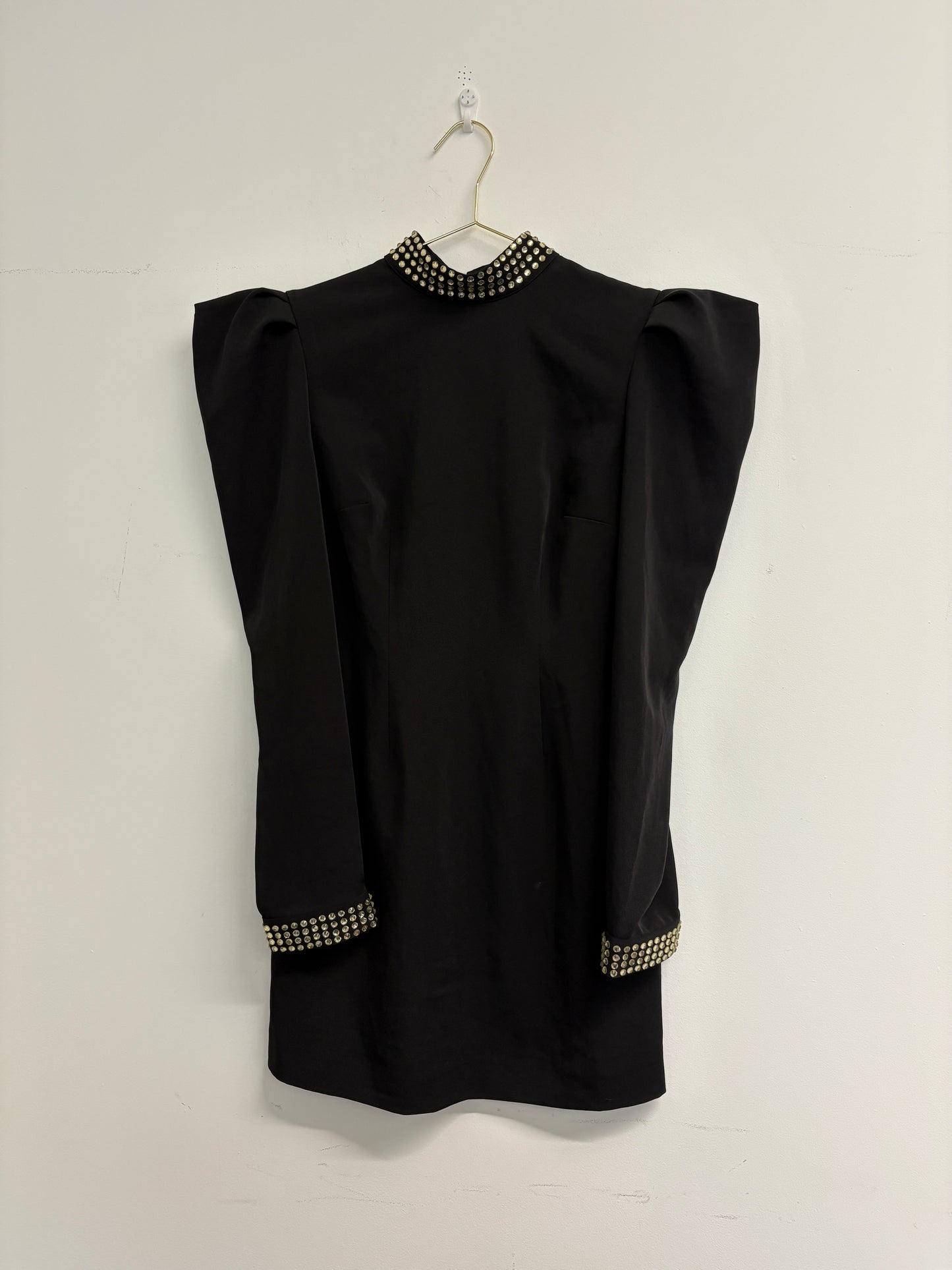 De La Vali Baltimore Crystal Embellished Mini Dress