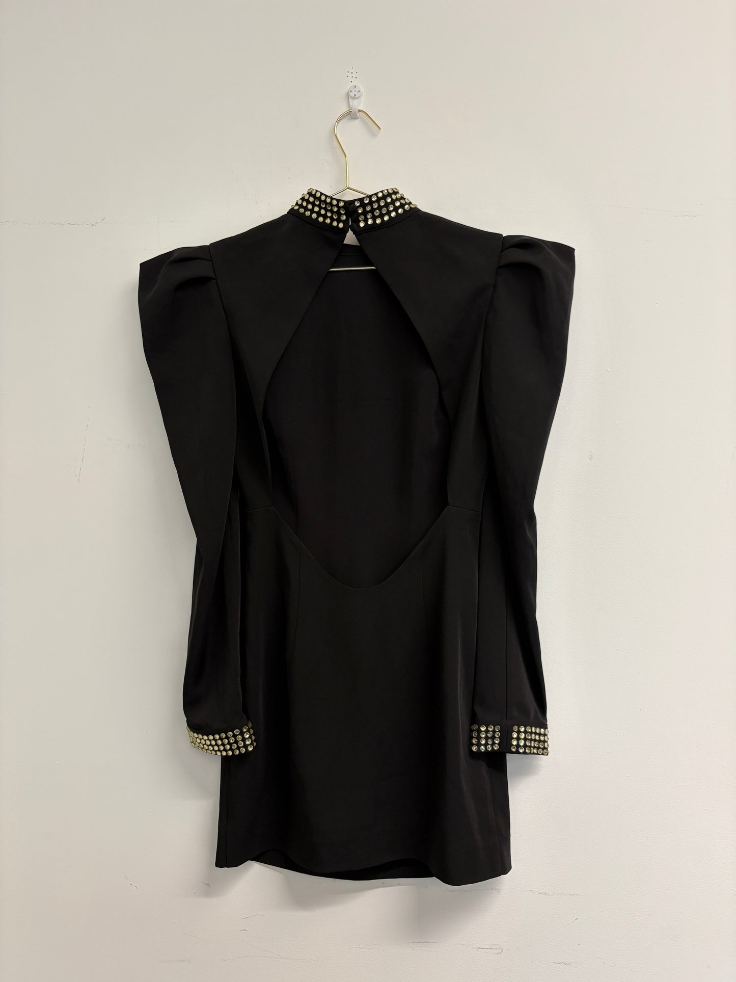 De La Vali Baltimore Crystal Embellished Mini Dress