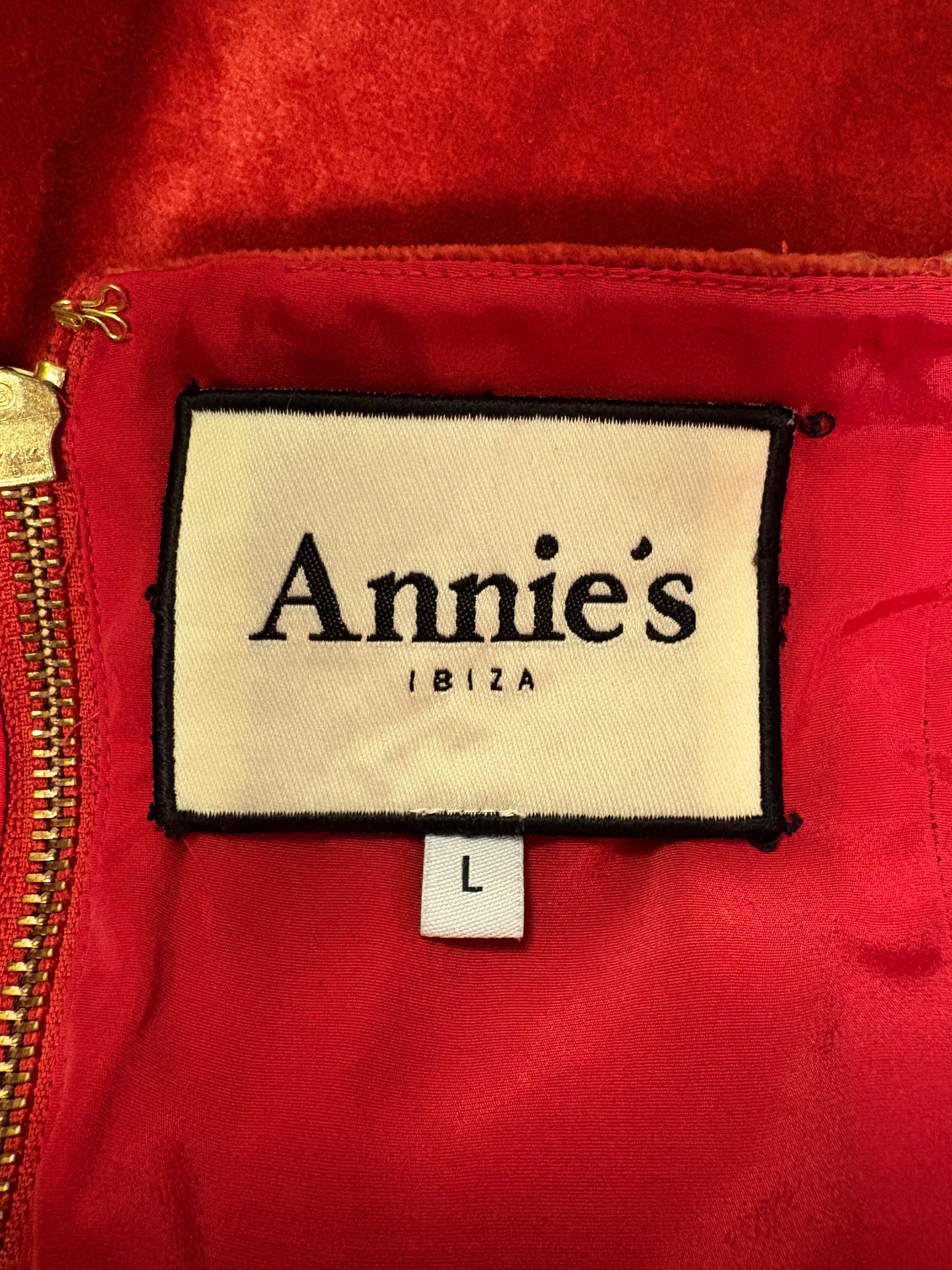 Annie's Ibiza Red Martini Dress