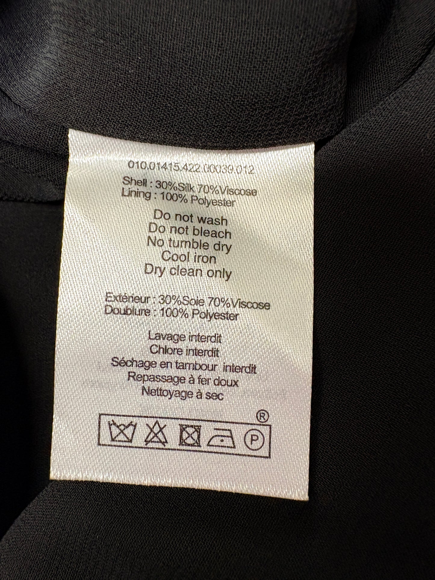 Rixo Lena Black Velvet Feather Trim Dress