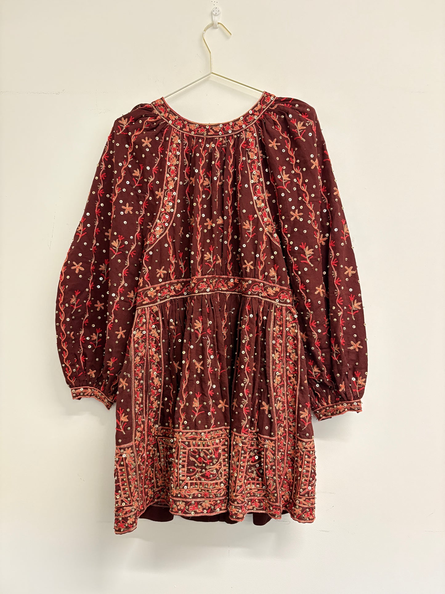 Ulla Johnson Daya Embellished Mini Dress