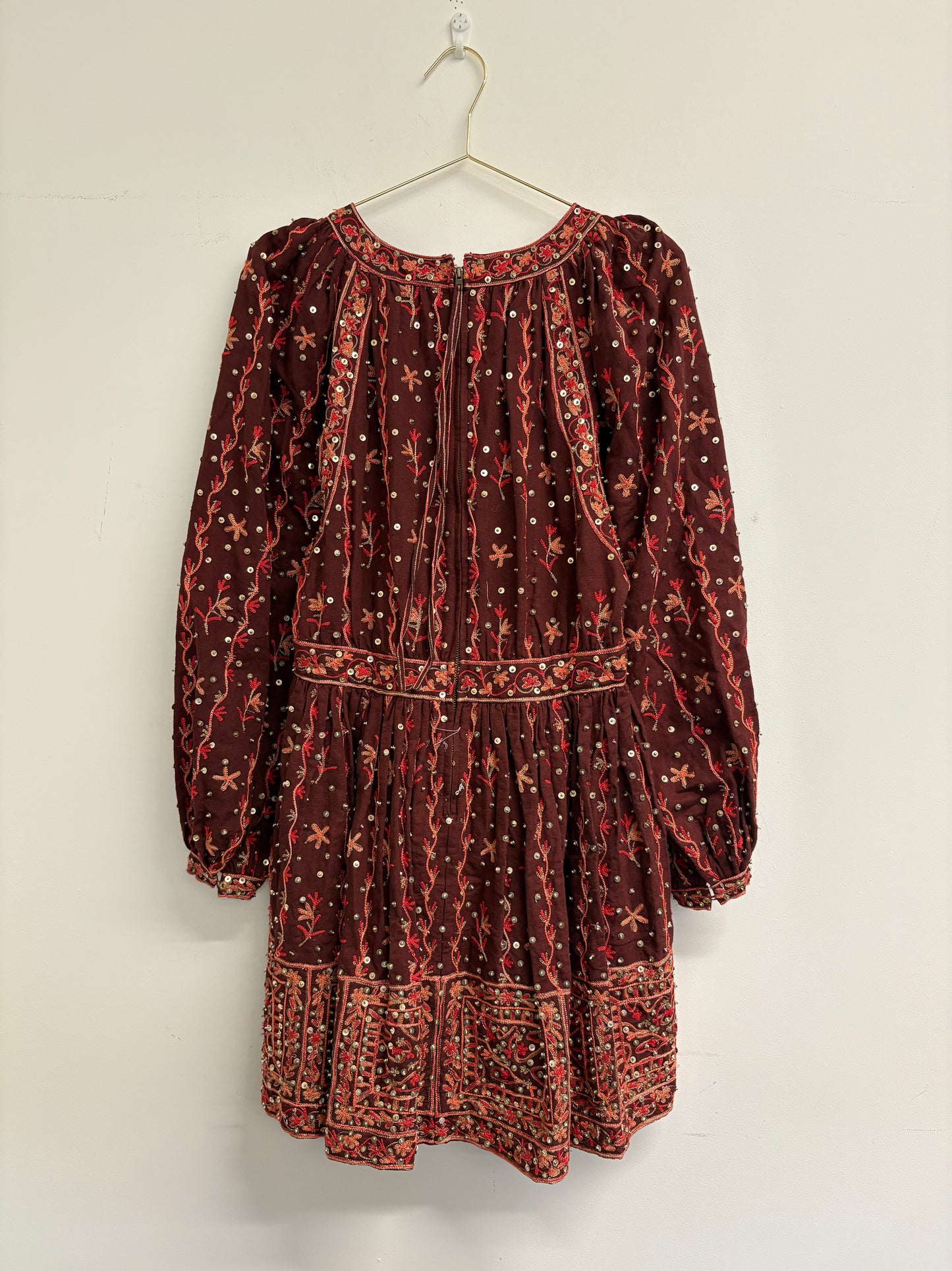 Ulla Johnson Daya Embellished Mini Dress